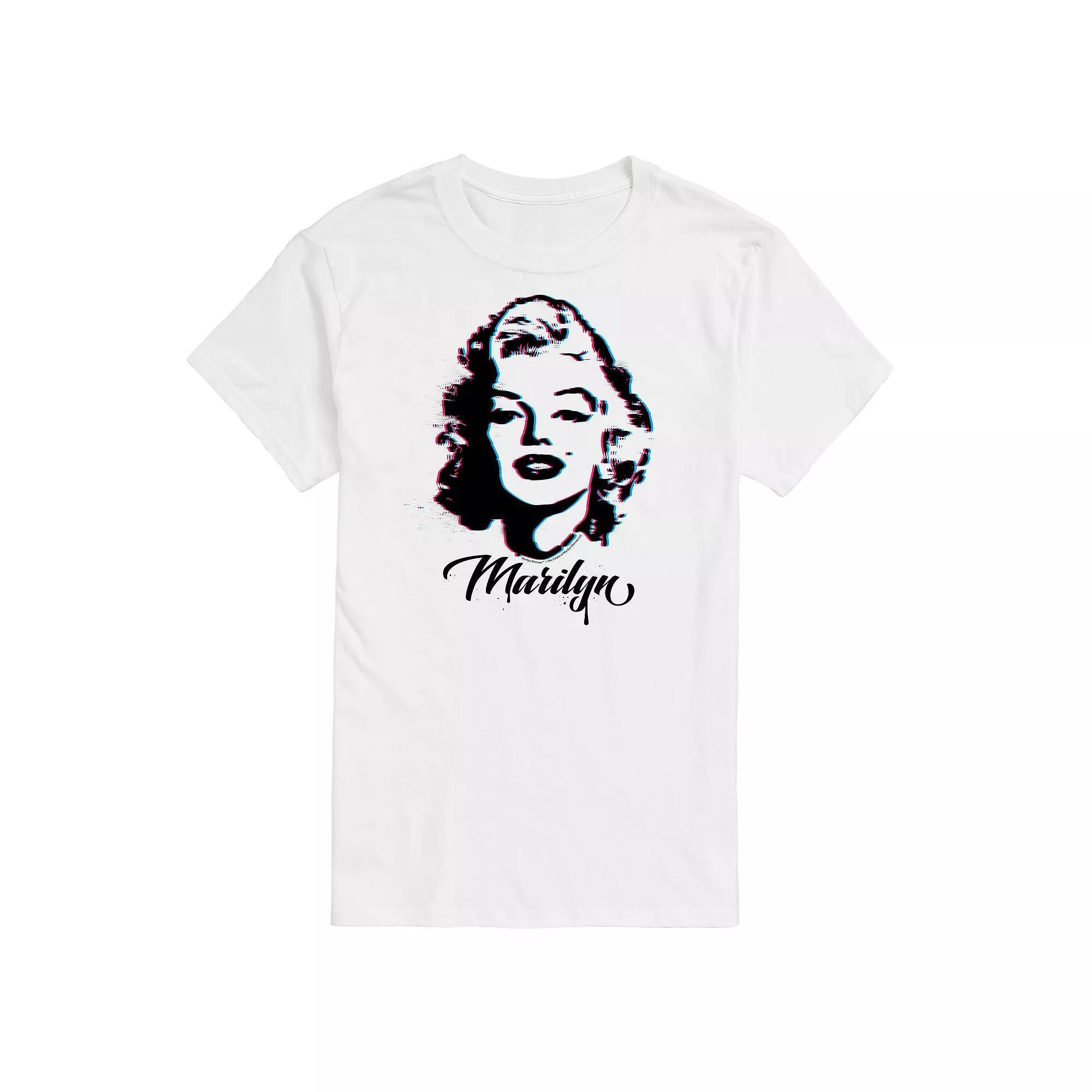 Mens Marilyn Monroe 3D Face Tee Product Image