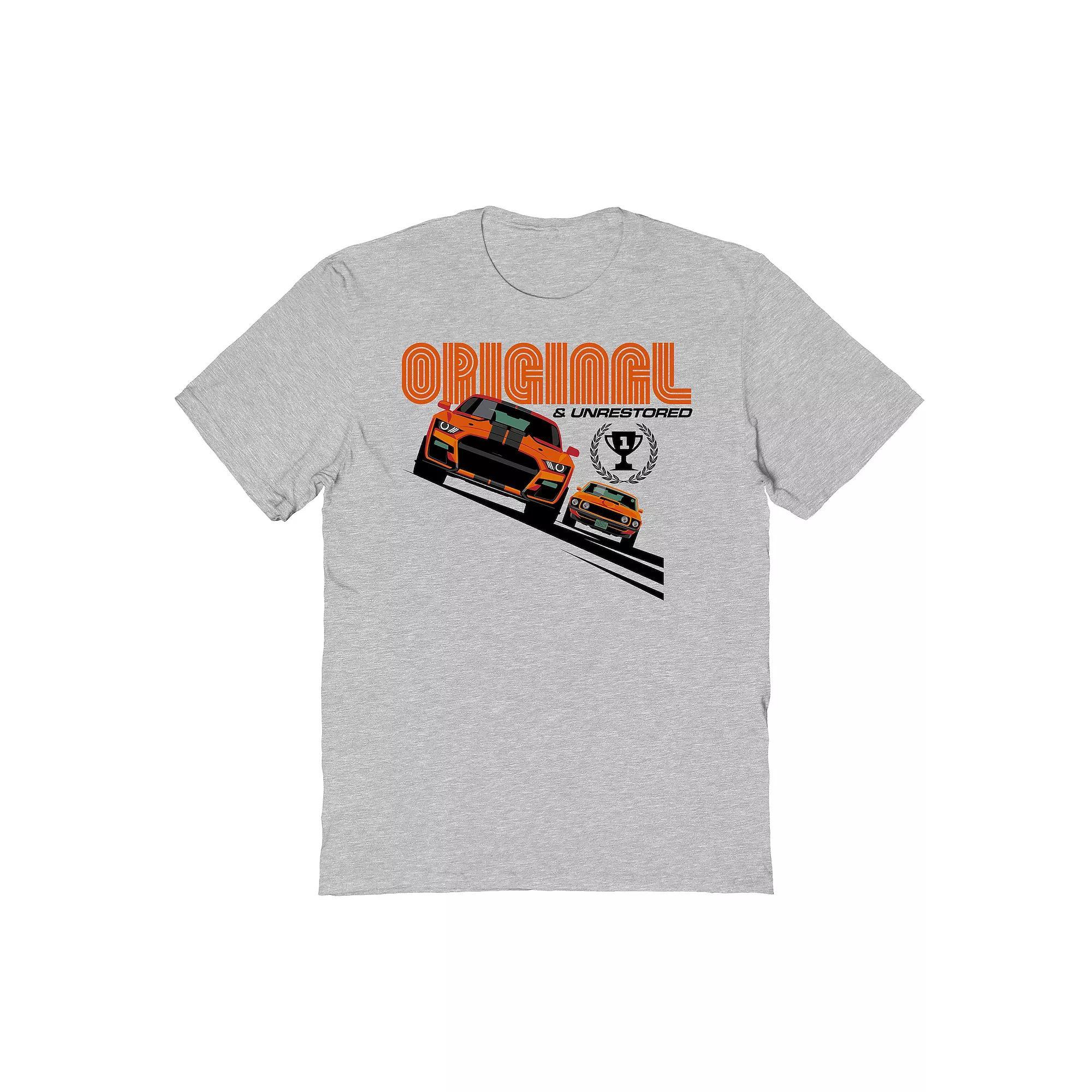 Men's Original & Unrestored Trophy Cup Car Graphic Tee, Size: XXL, Sport Gray Product Image