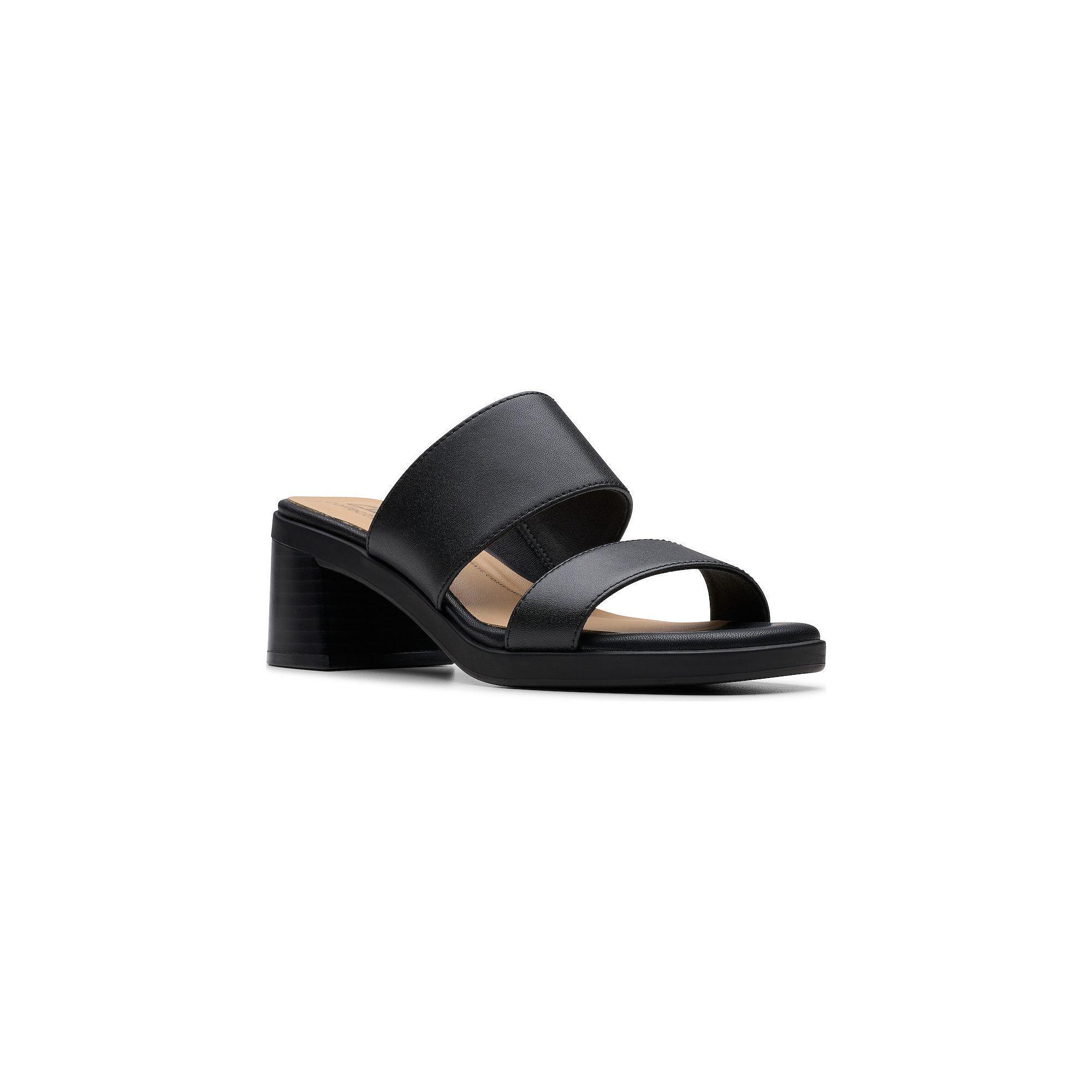 Clarks Jaylan Dusk Women's Block Heeled Dress Shoes, Size: 12, Black Product Image