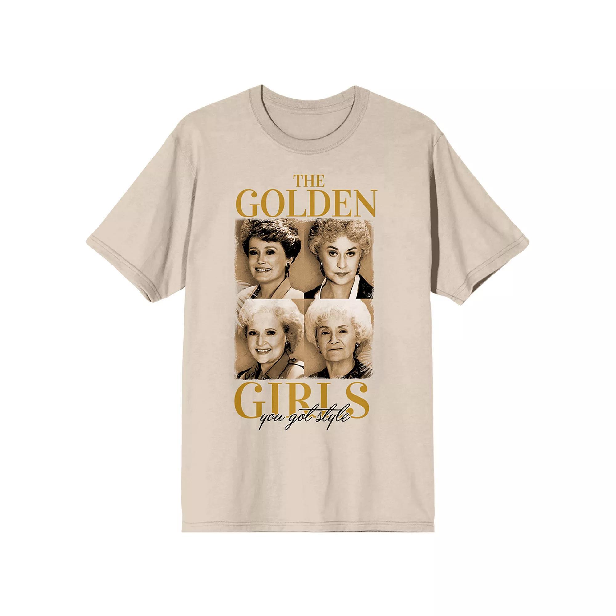 Men's The Golden Girls You Got Style Short Sleeve Graphic Tee, Size: Small, Off White Product Image