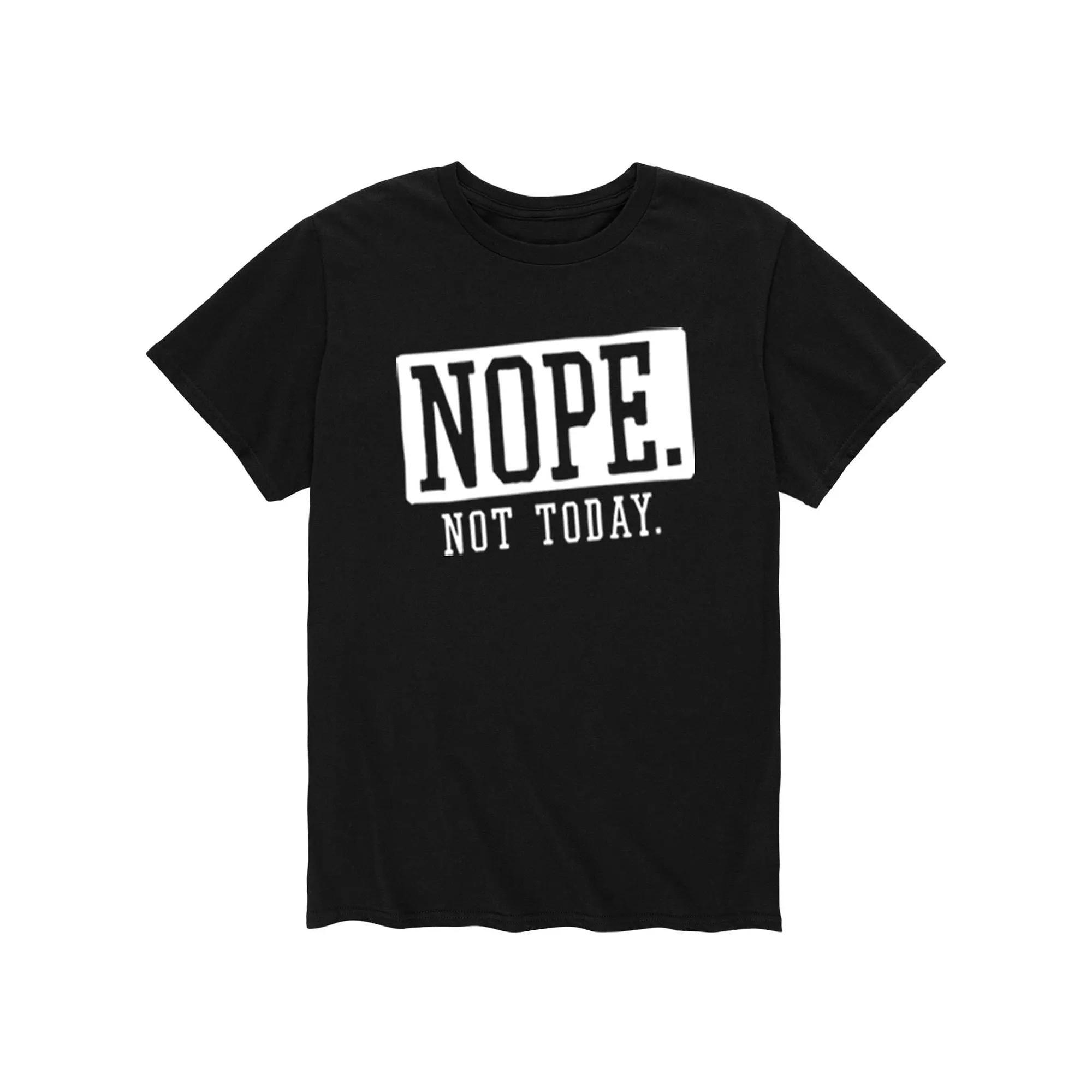Mens Nope Not Today Tee Product Image