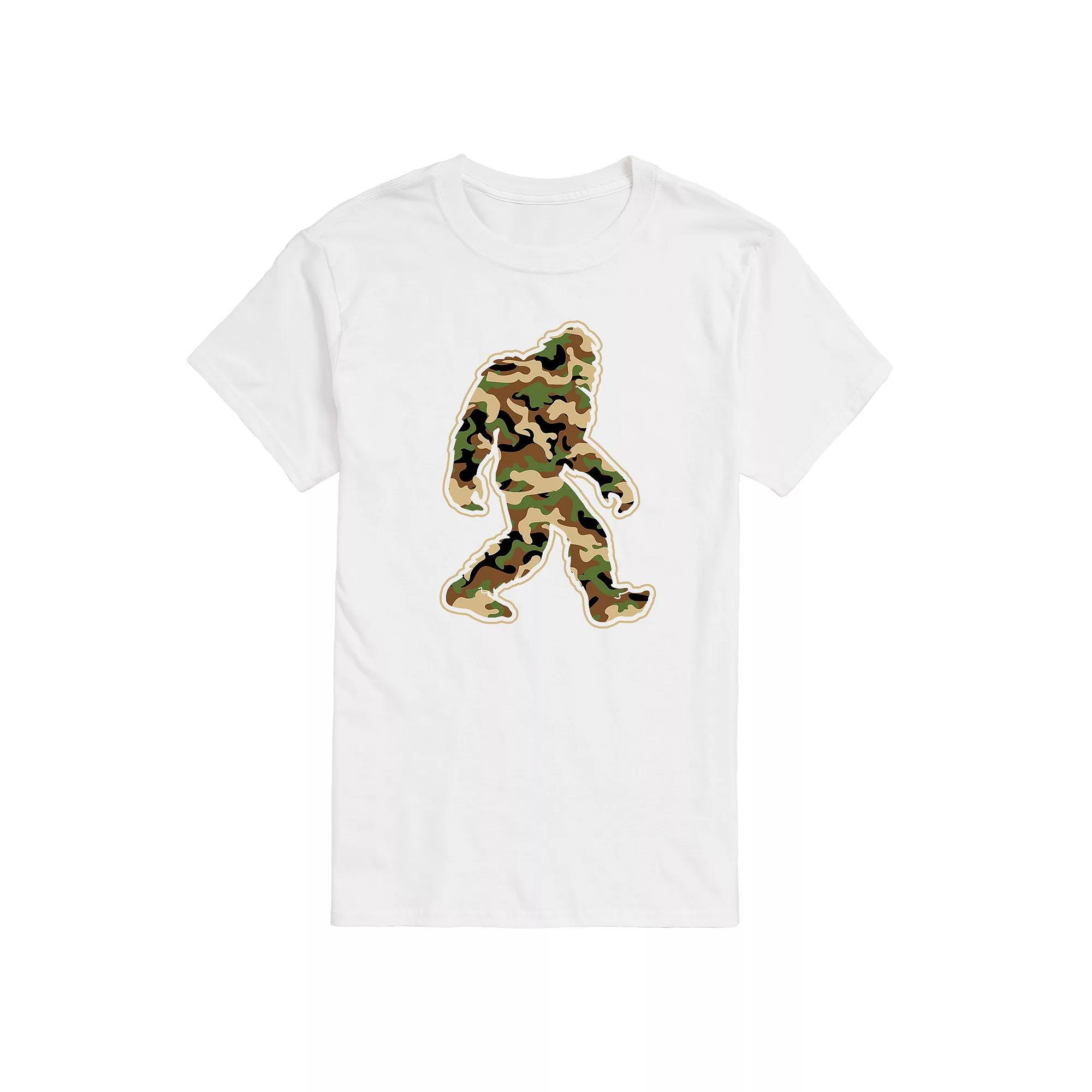Mens Sasquatch Camo Graphic Tee Product Image