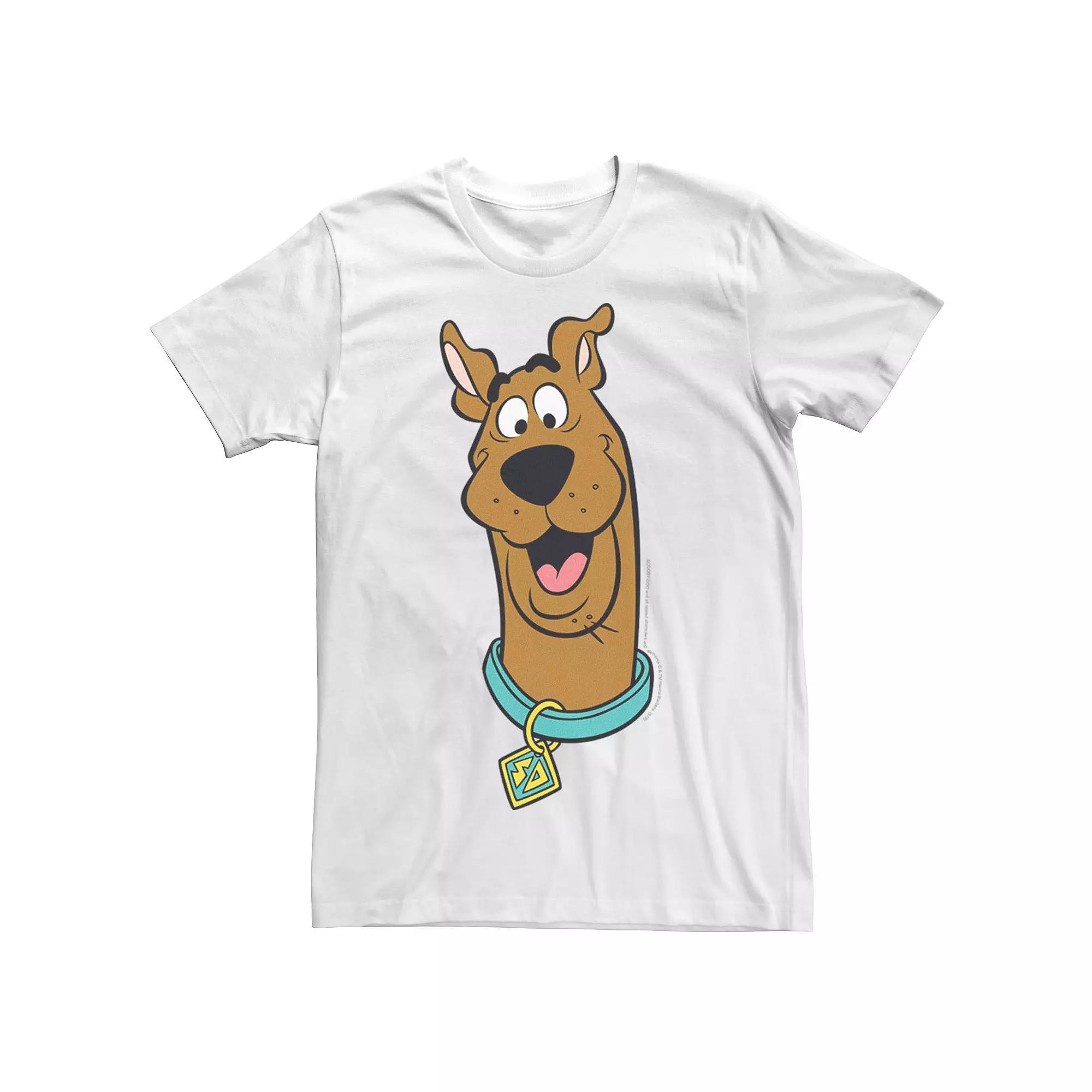 Men's Scooby Doo Big Face Graphic Tee, Size: XXL, White Product Image