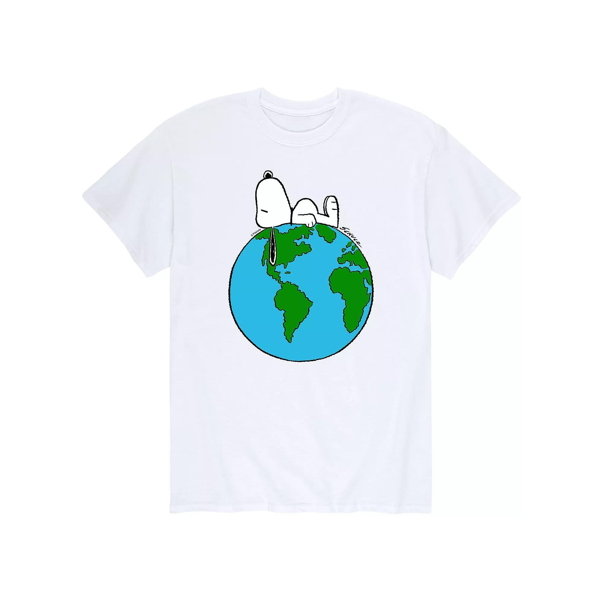 Mens Peanuts Top of The World Tee Product Image