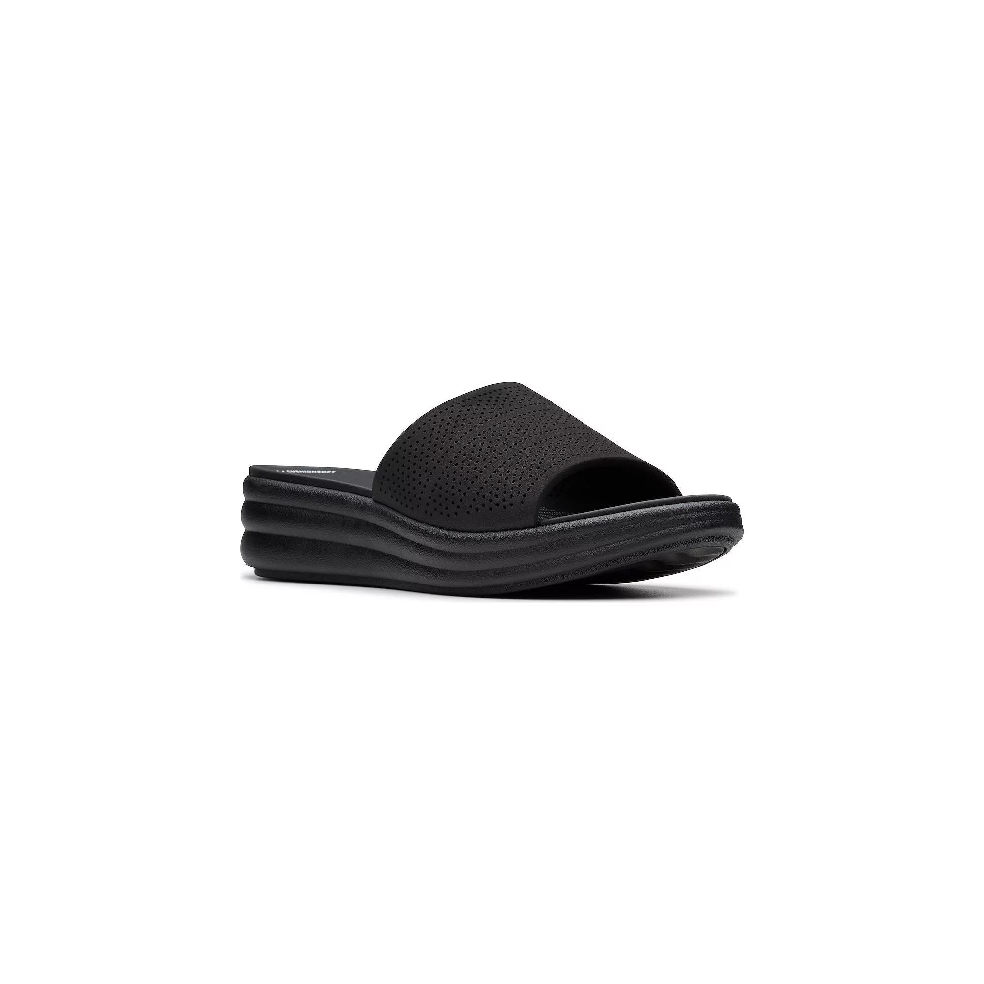 Clarks® Drift Twist Women's Sandals, Size: 8 Medium, Black Product Image