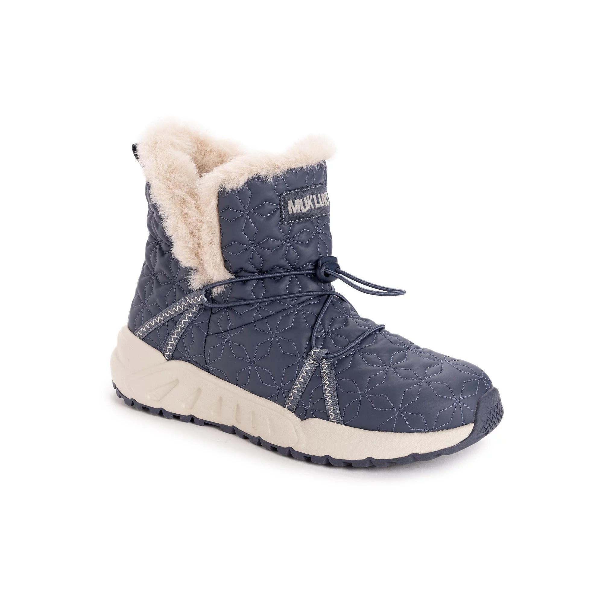 MUK LUKS Jasmine Jade Womens Winter Boots Black Blue Product Image