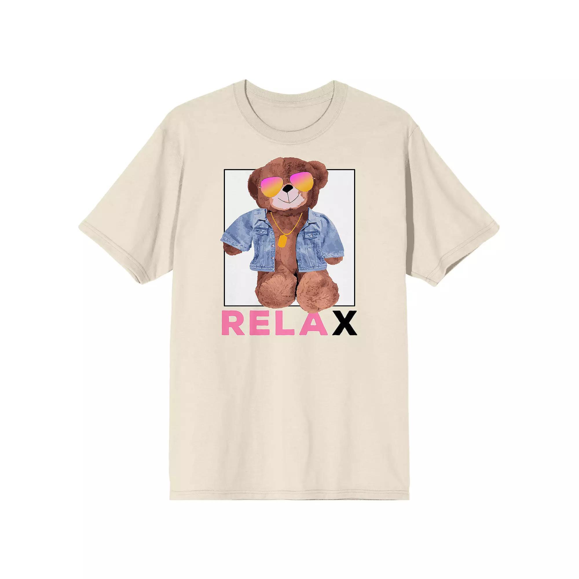 Mens Teddy Drip Relax Chill Graphic Tee Product Image
