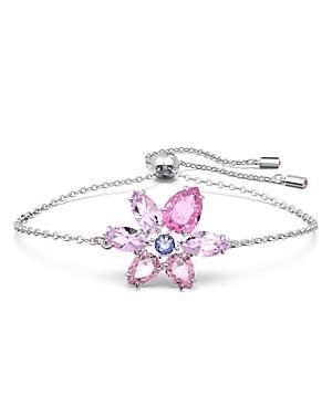 Swarovski Crystal Mixed Cuts Flower Gema Bracelet Product Image