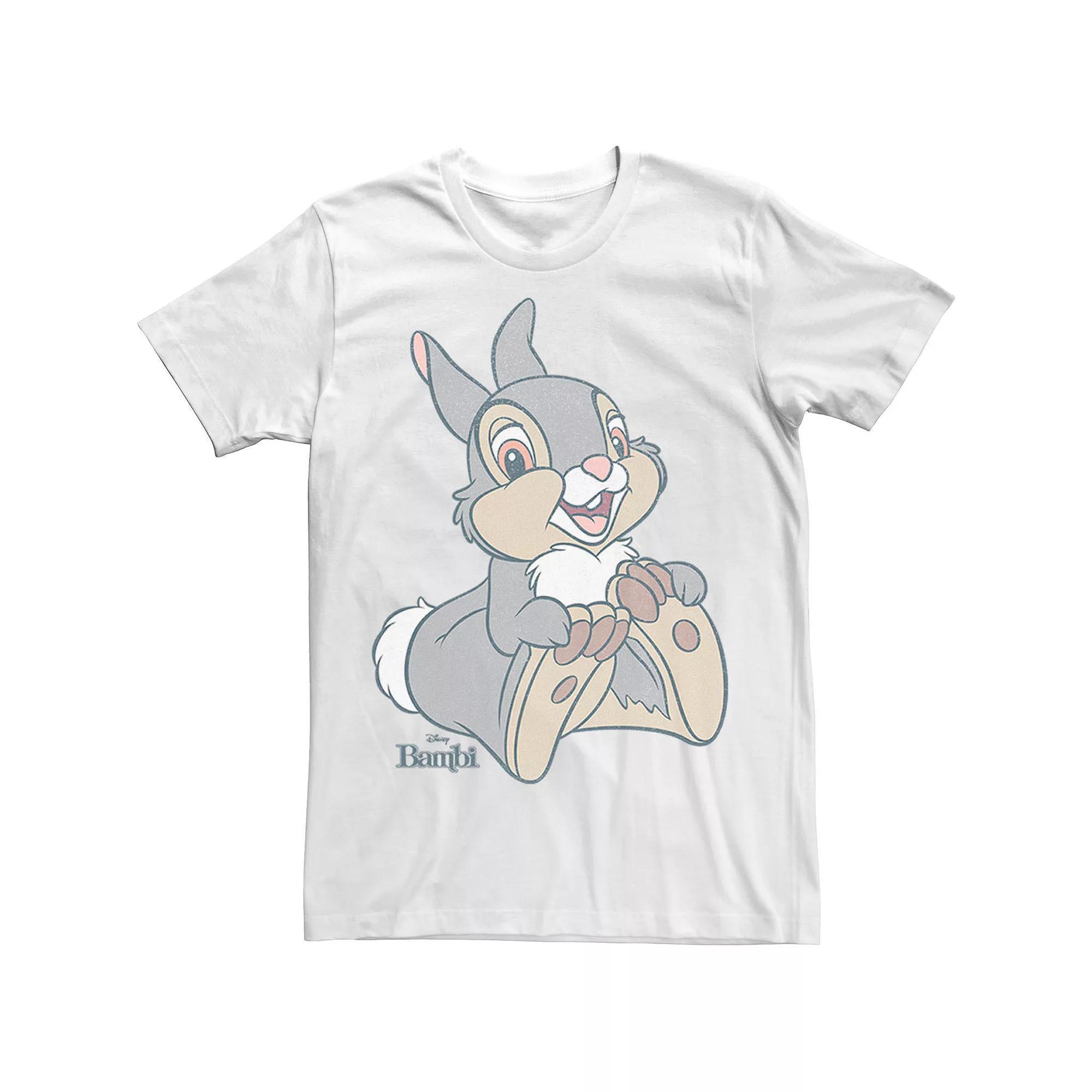 Disney's Bambi Thumper Men's Big Portrait Tee, Size: Medium, White Product Image