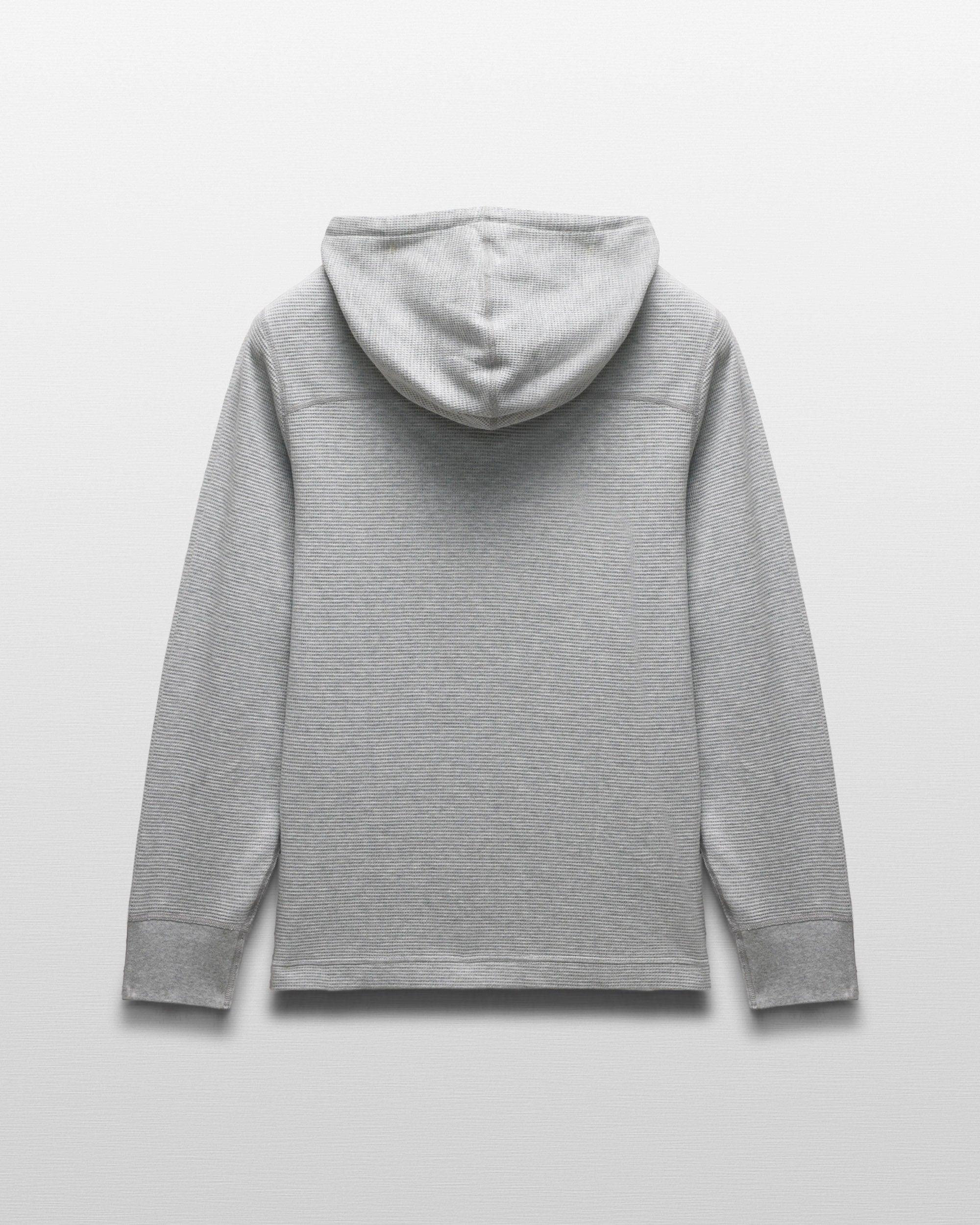 Lightweight Waffle Standard Hoodie Male Product Image