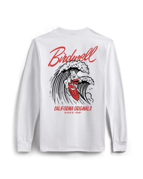 Drop In Long Sleeve T-Shirt - White Product Image