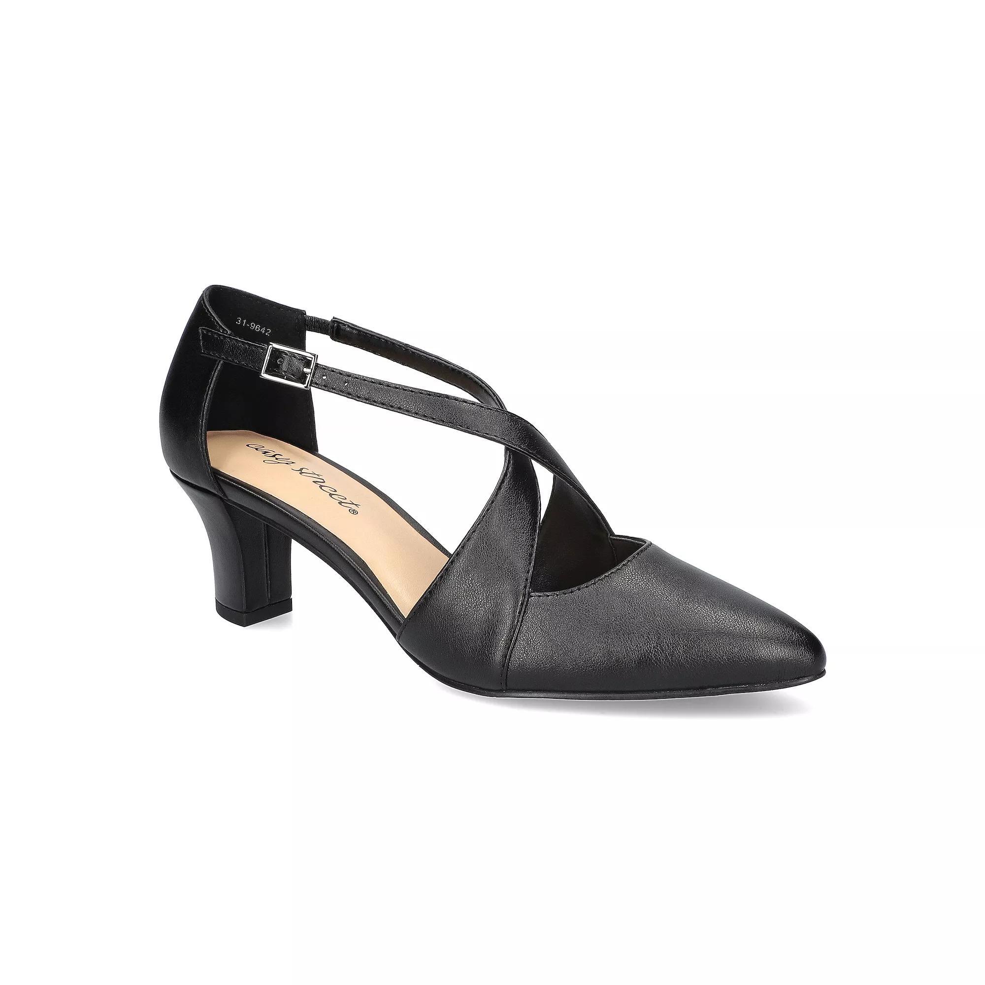 Easy Street Elegance Women's Slingback Pumps, Size: 6.5, Black Product Image