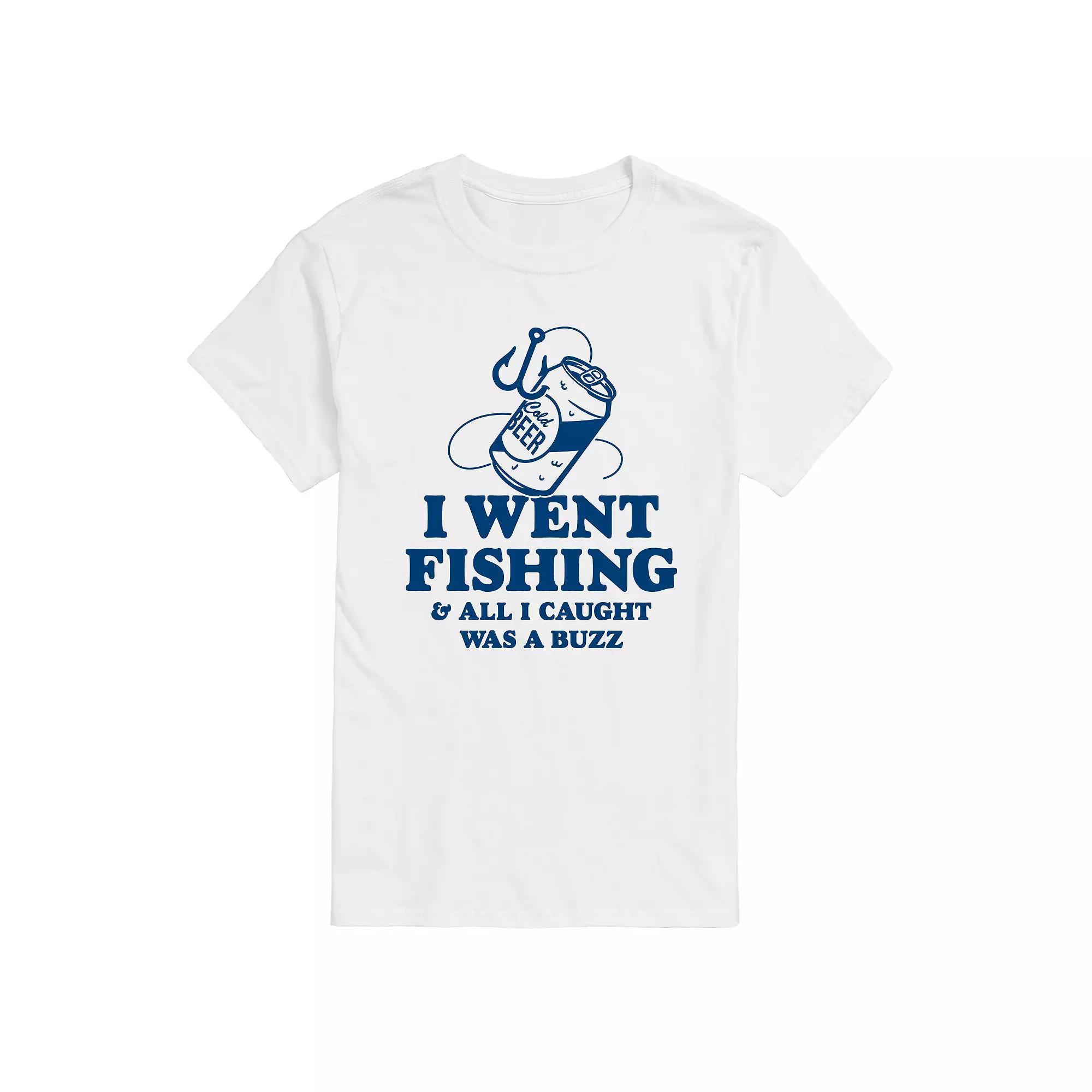 Mens Went Fishing Caught A Buzz Graphic Tee Product Image