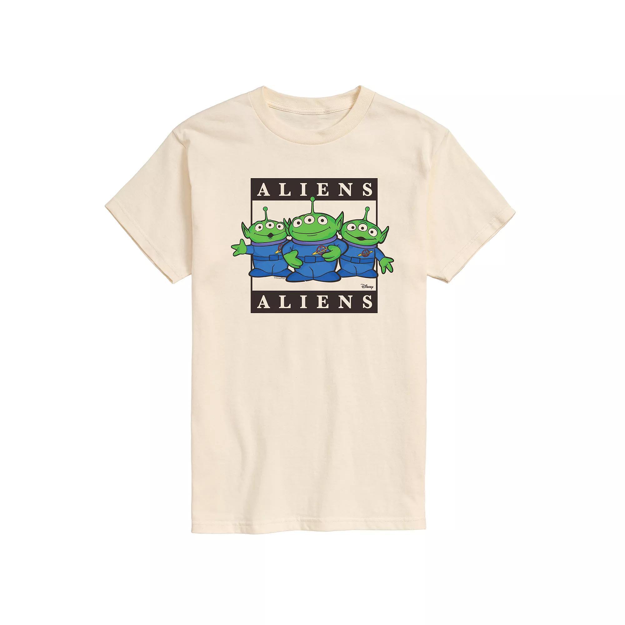 Disney / Pixars Toy Story 4 Mens Aliens Graphic Tee Ivory Product Image