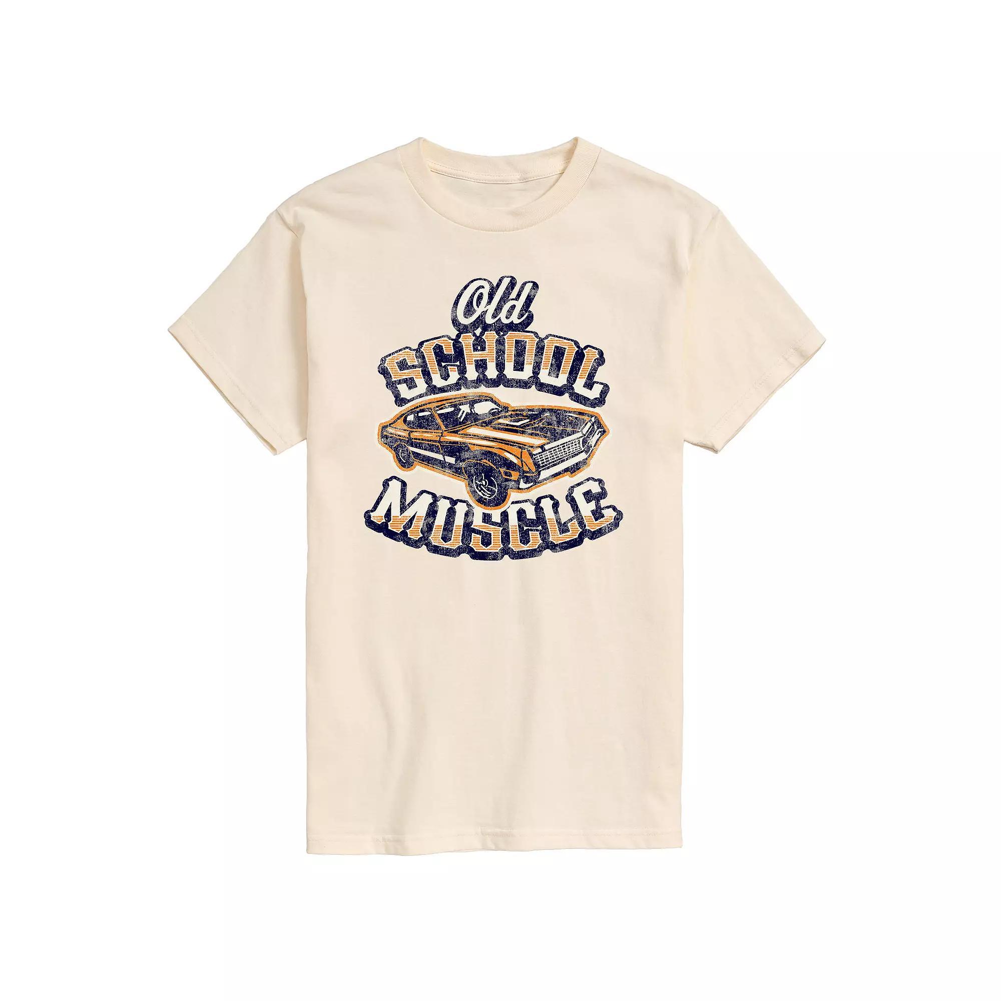 Men's Vintage Pumpkin Surprise Graphic Tee, Size: Small, White Product Image