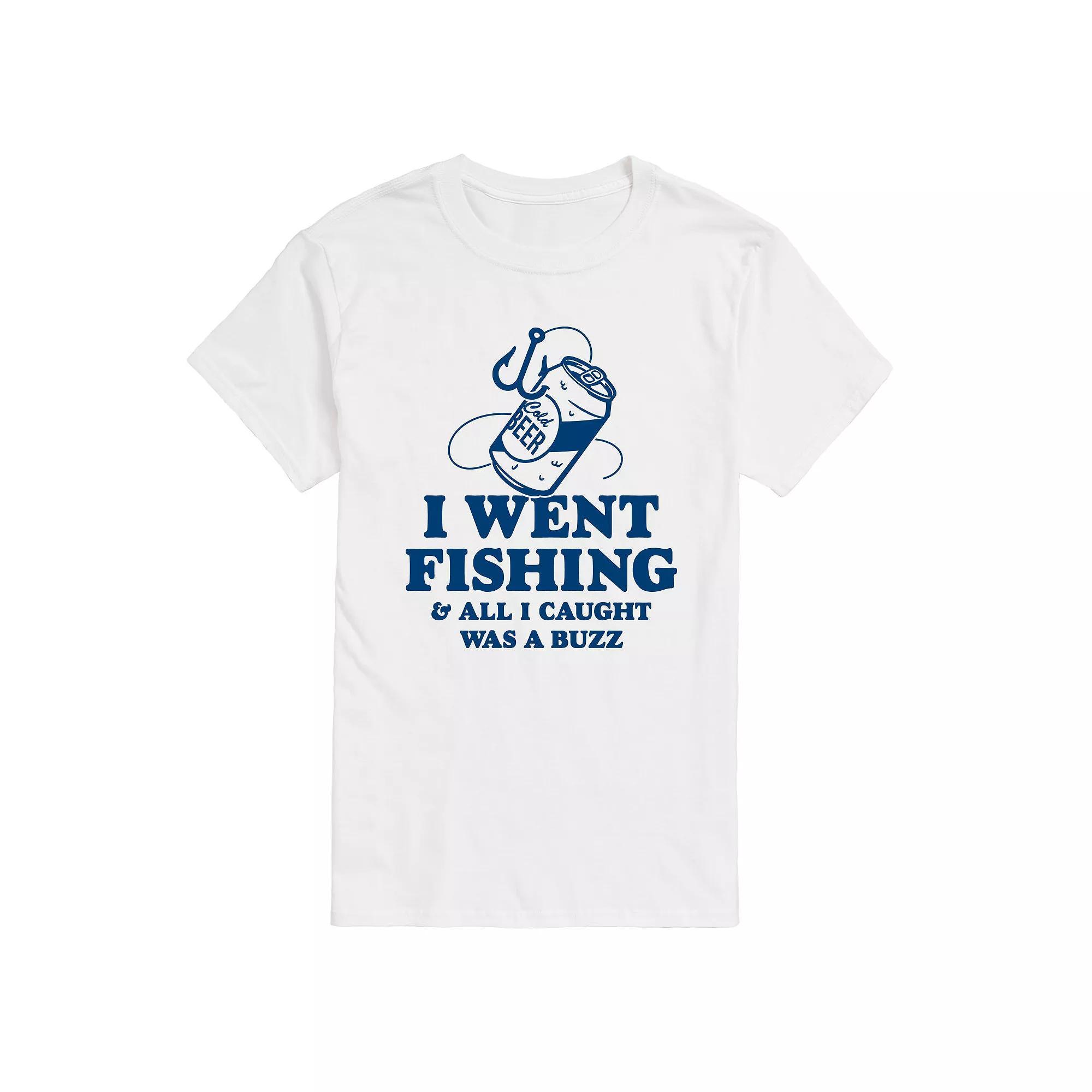 Mens Went Fishing Caught A Buzz Graphic Tee Product Image
