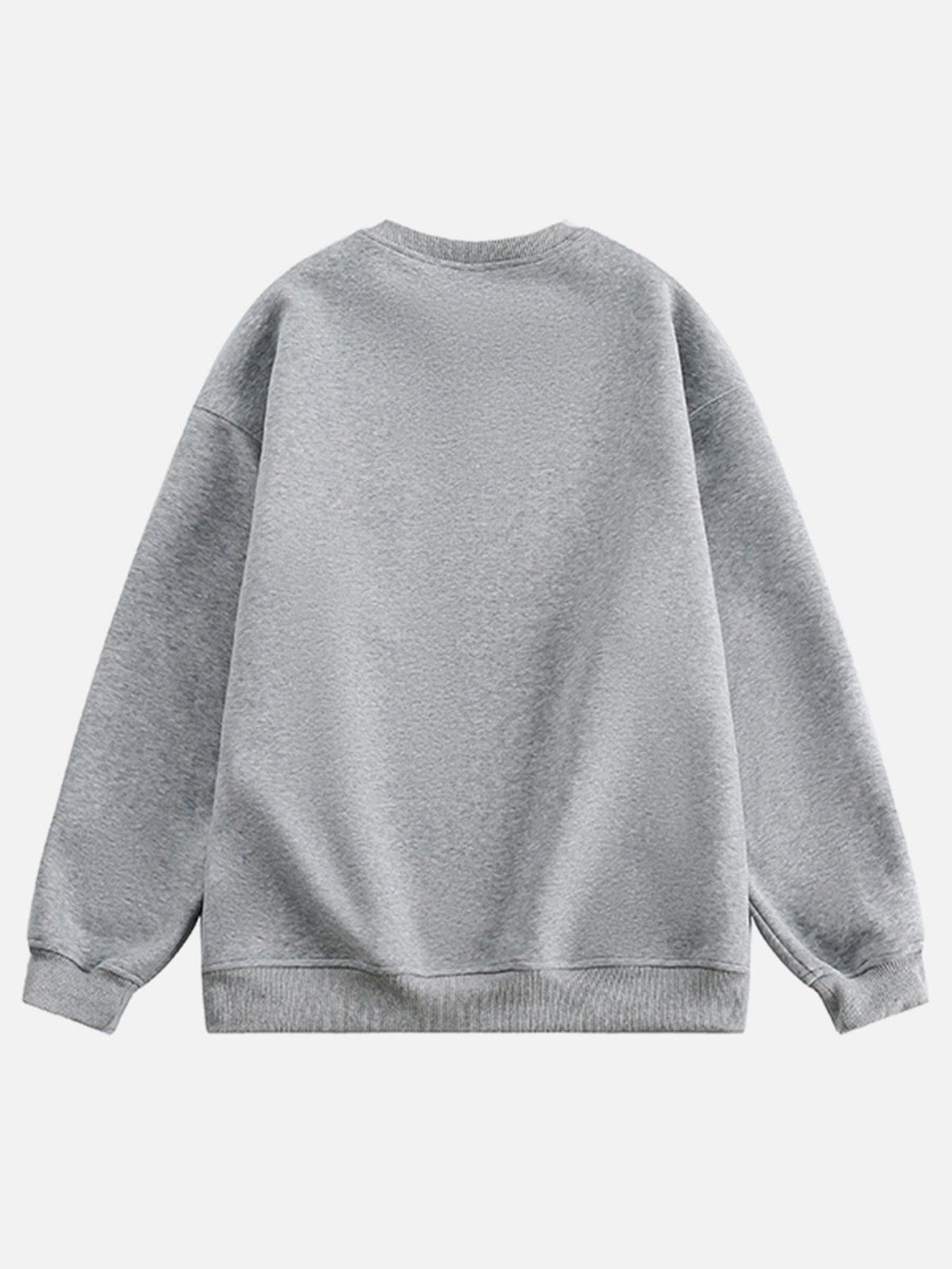 Aelfric Eden Leopard Print Pocket Sweatshirt Product Image