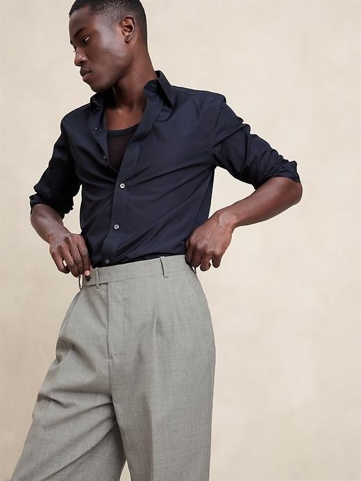 Signature Italian Rustico Wide-Leg Suit Pant Product Image