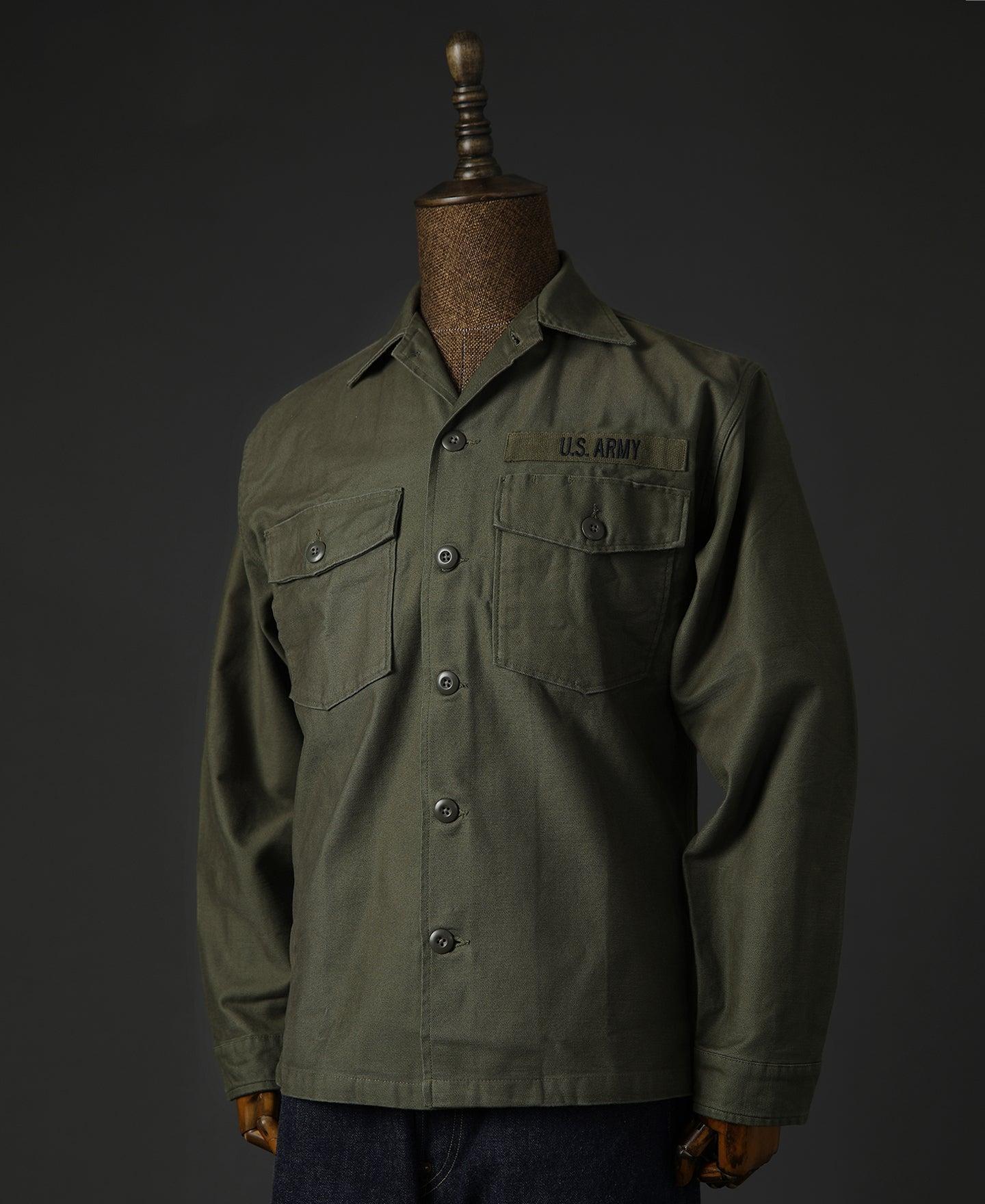 Vietnam War US Army OG-107 Fatigue Utility Shirt - Plain Product Image