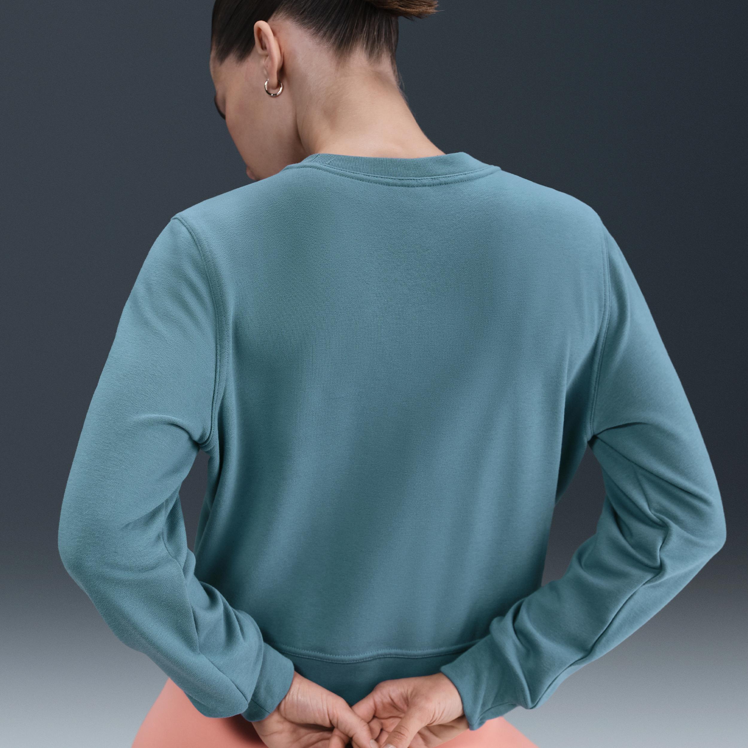 Nike Women's Dri-FIT One Crew-Neck French Terry Sweatshirt Product Image