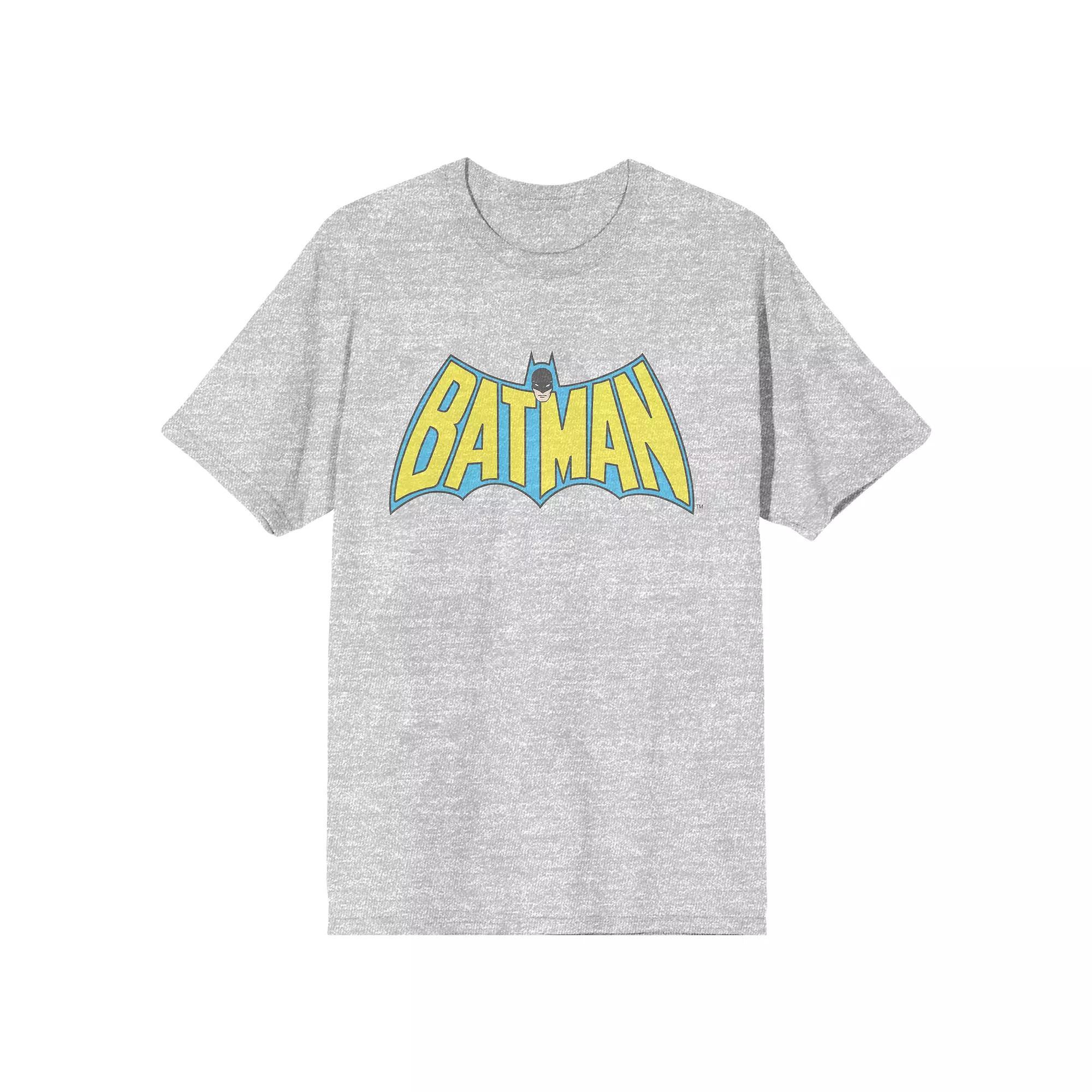 Men's DC Comics Batman Vintage Tee, Size: XL, Grey Product Image