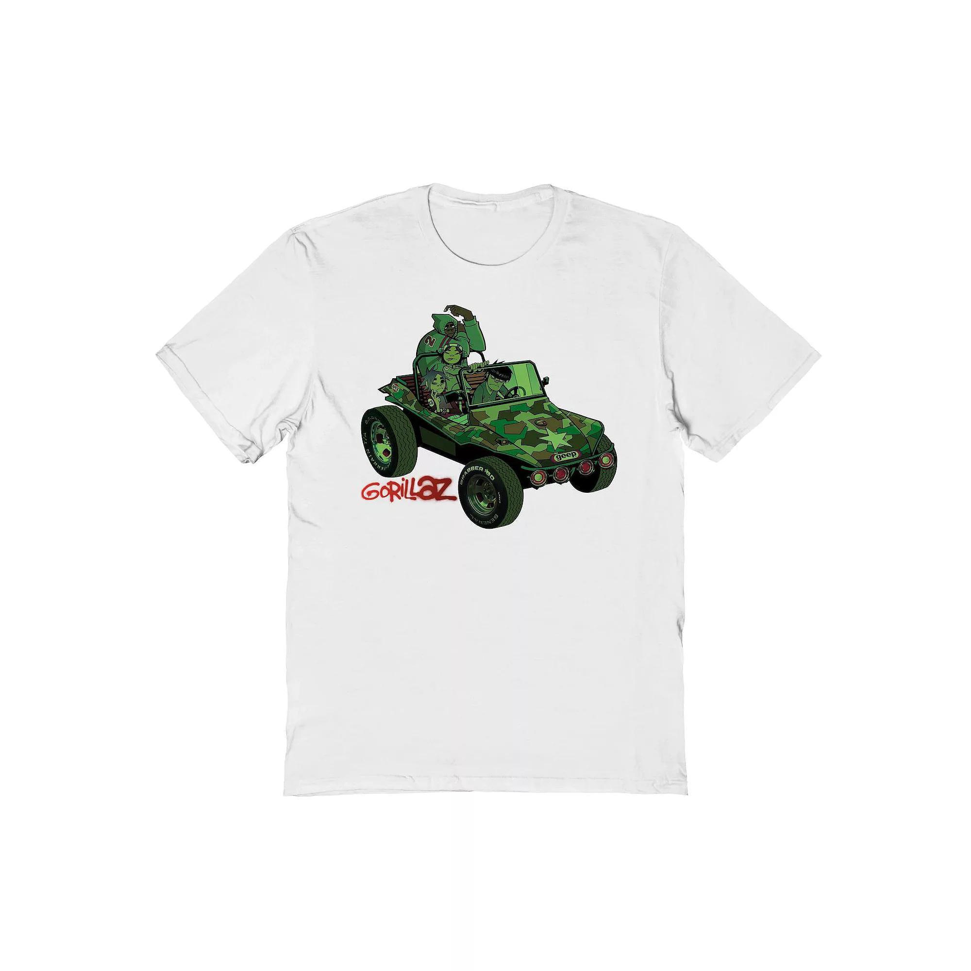 Men's GORILLAZ Self Titled Graphic Tee, Size: Small, White Product Image