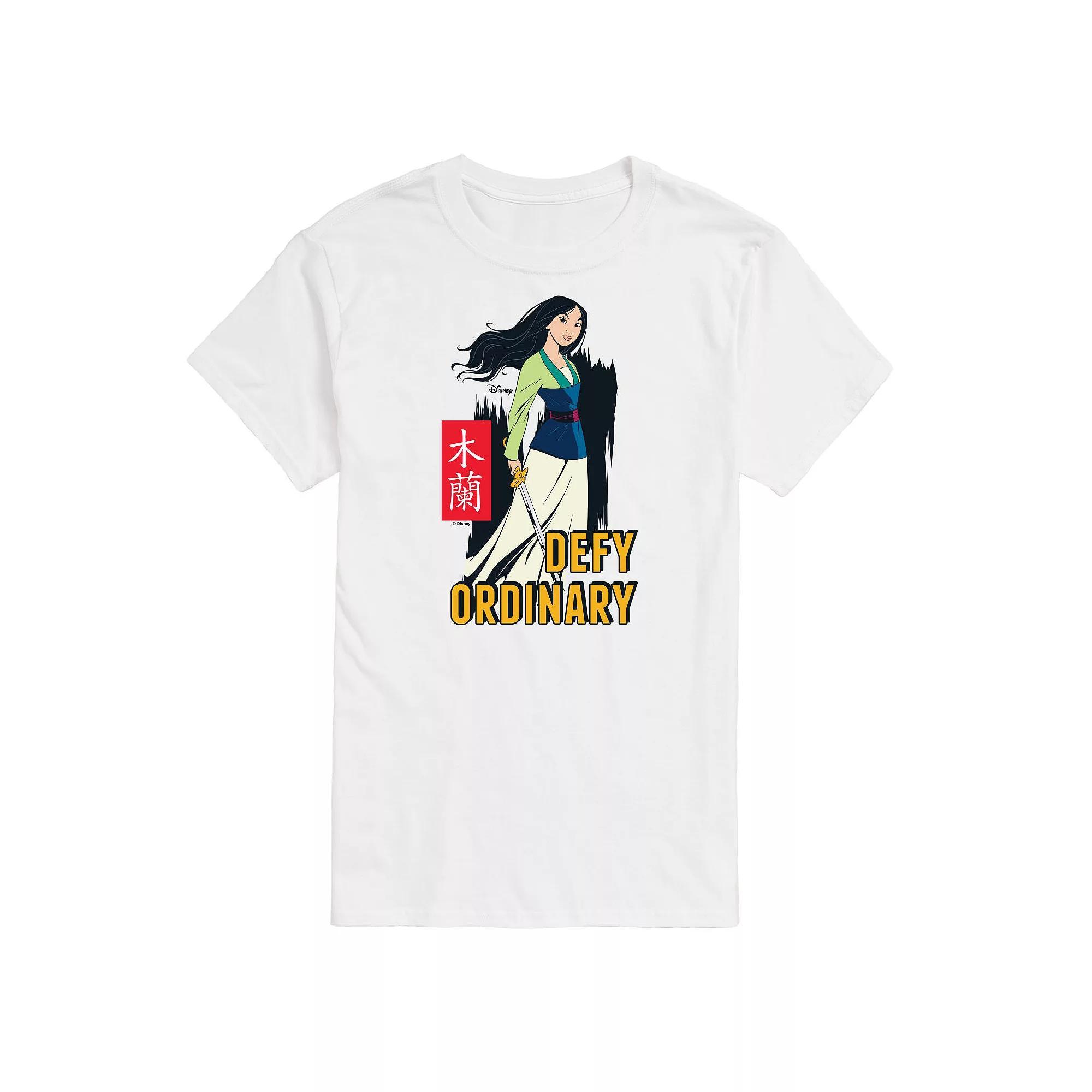 Disneys Mulan Mens Defy Ordinary Tee Product Image