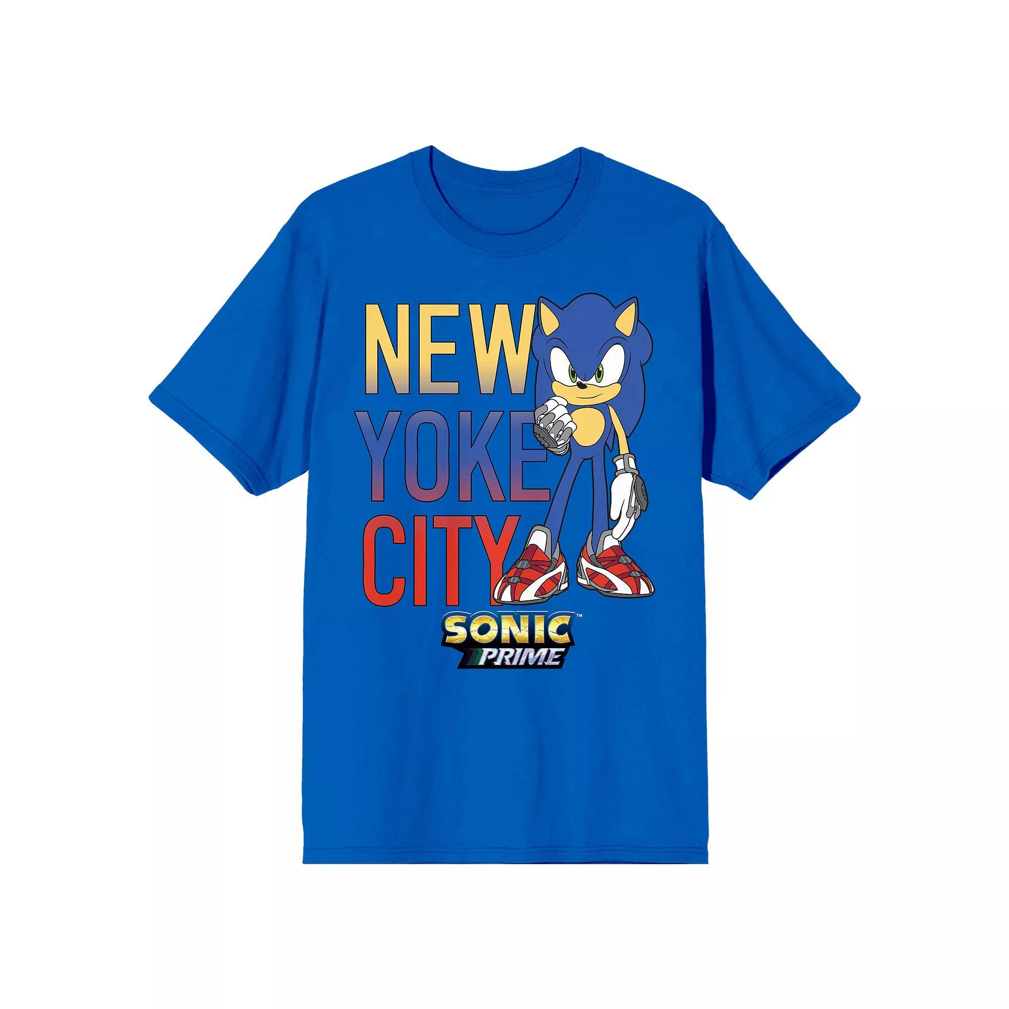 Men's Sonic Prime New Yoke City Graphic Tee, Size: Medium, Blue Product Image