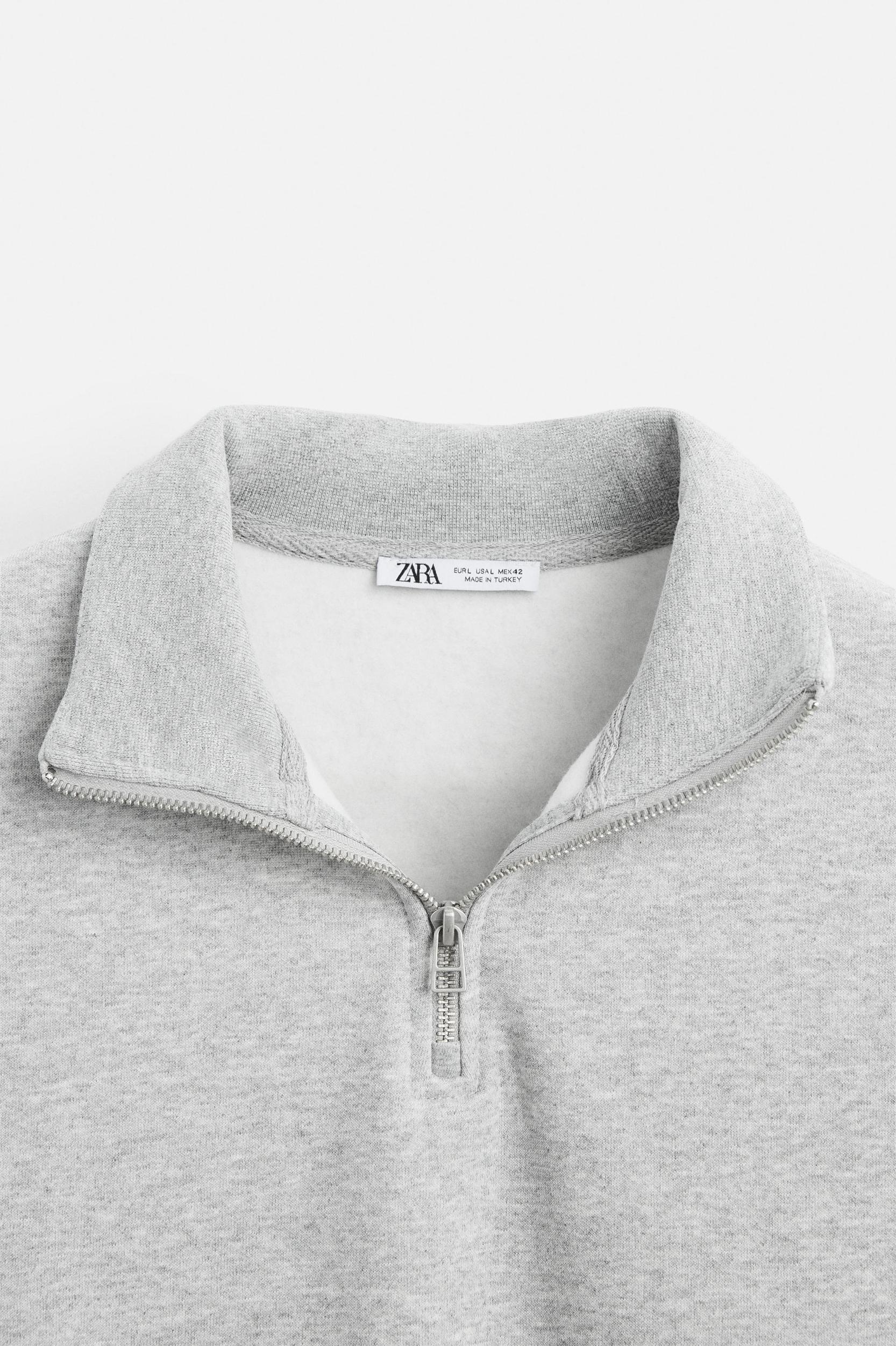 BASIC QUARTER ZIP SWEATSHIRT Product Image