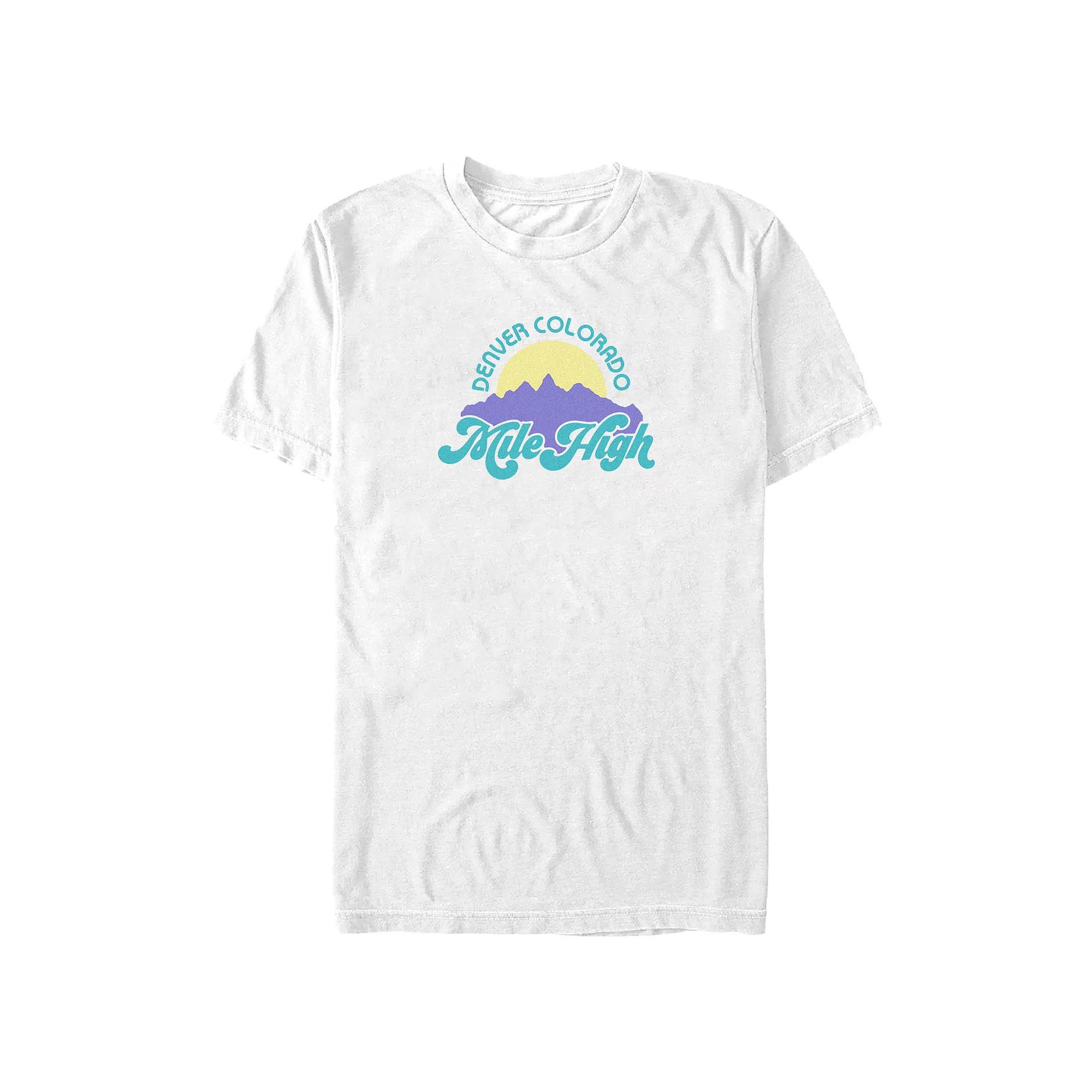 Big & Tall Denver Colorado Mule High Graphic Tee, Men's, Size: XXL Tall, White Product Image