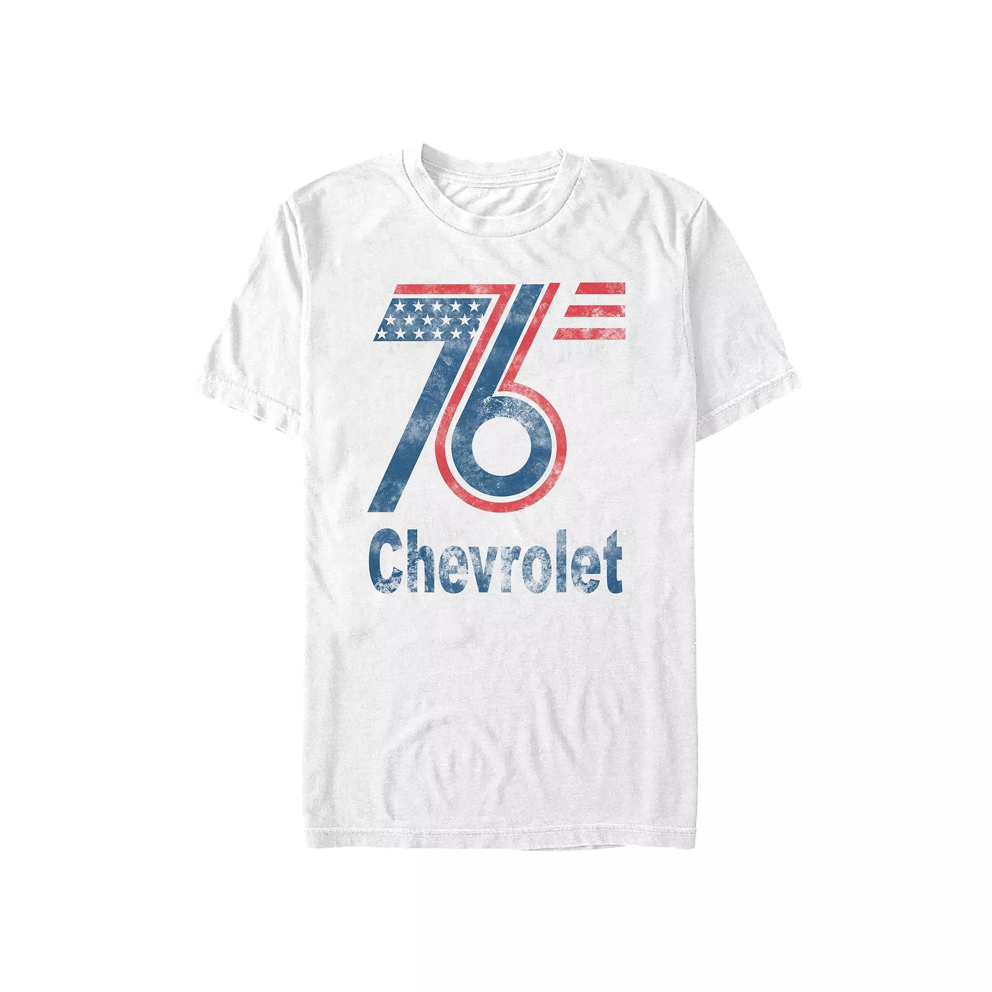Men's Chevrolet 76 Graphic Tee, Size: XS, White Product Image
