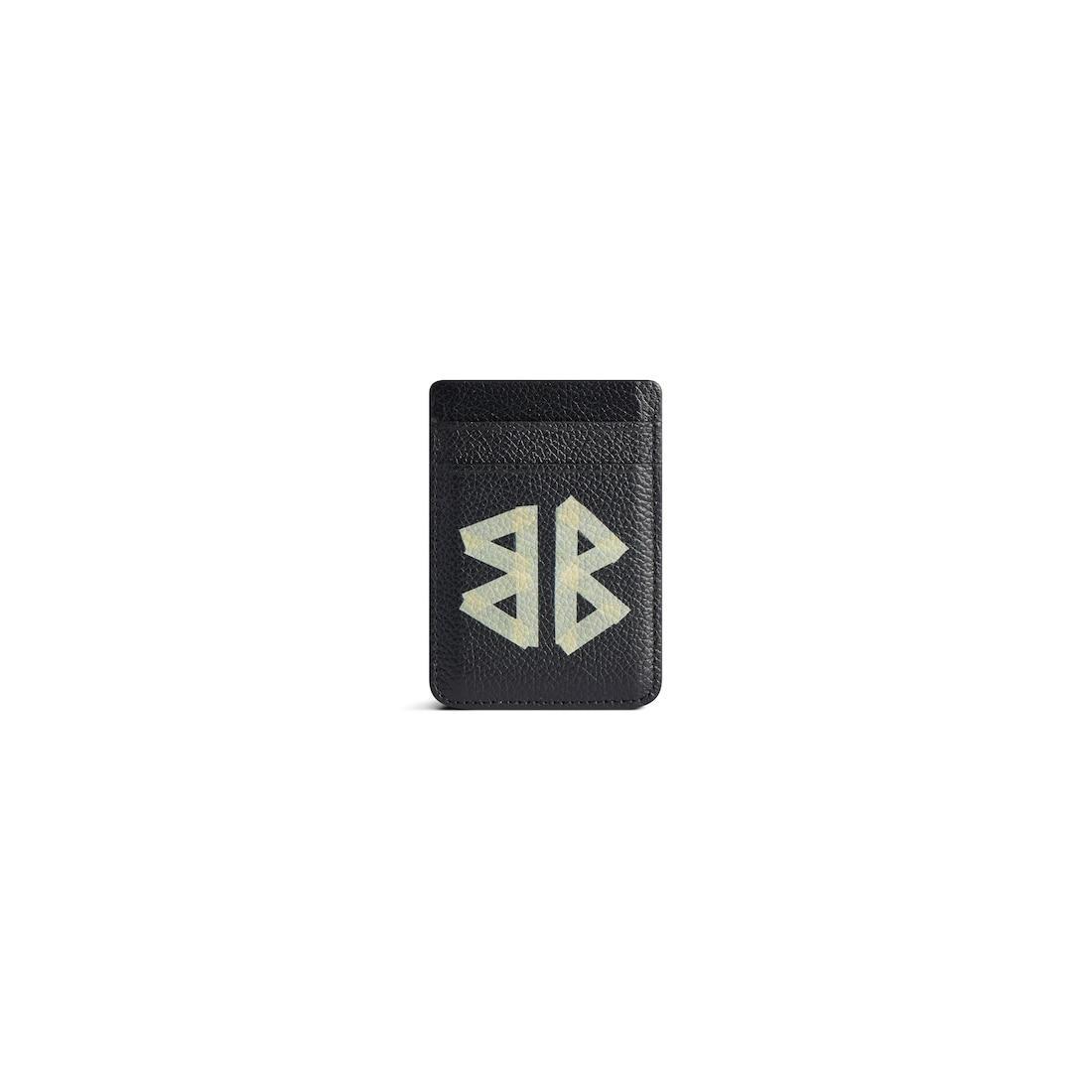 Men's Cash Magnet Card Holder  in Black Product Image