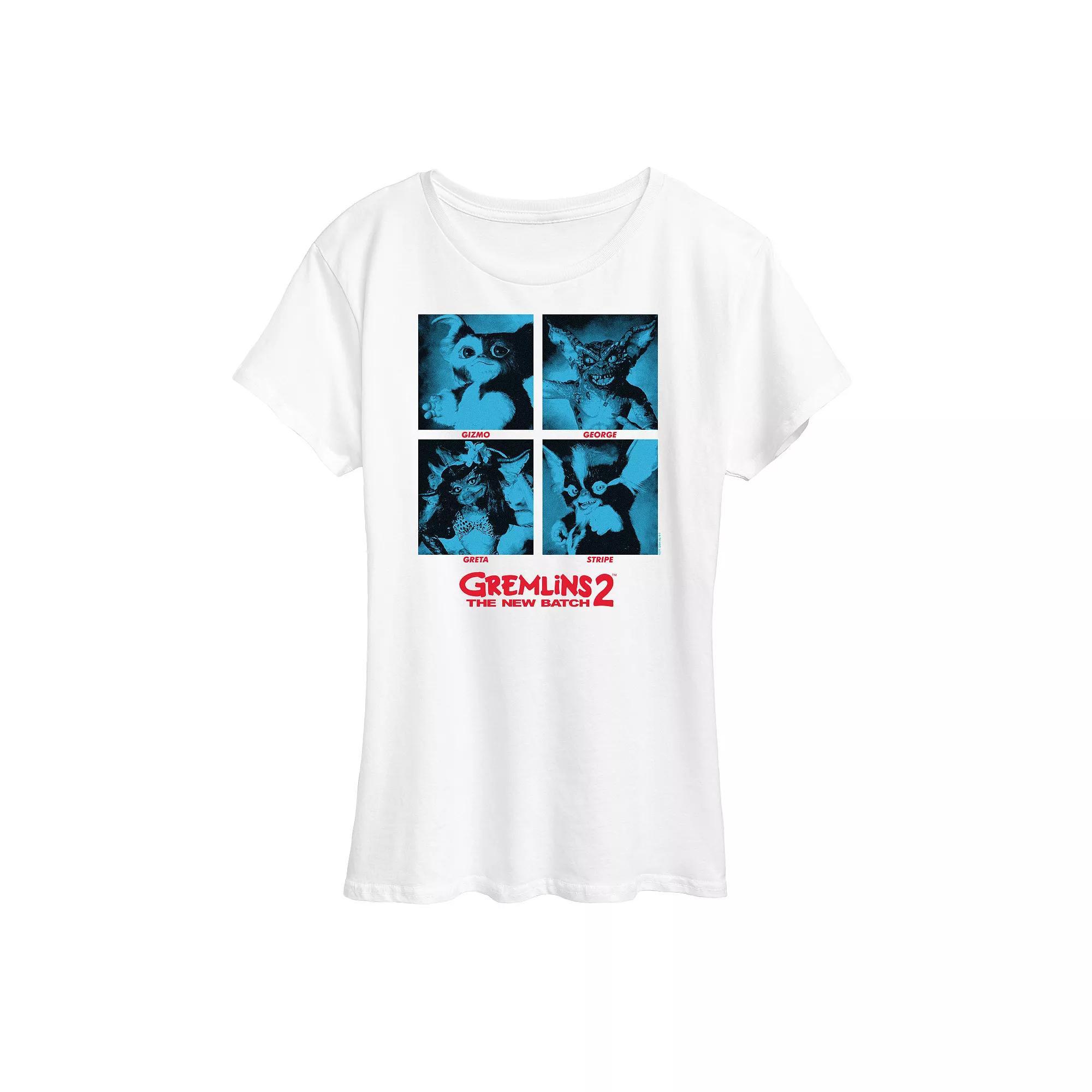 Womens Gremlins 2 Grid Graphic Tee, Girls Product Image