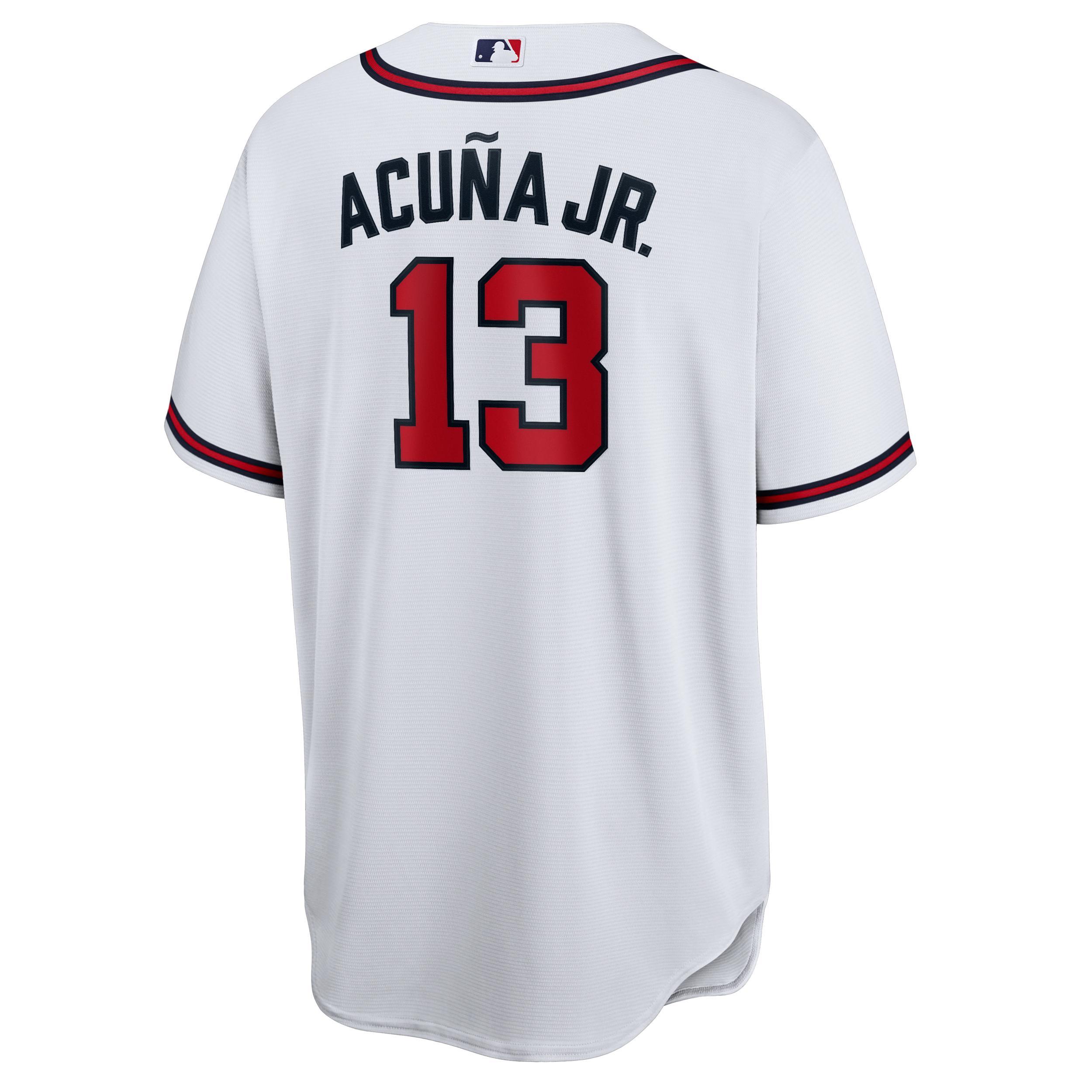 Nike Men's MLB Atlanta Braves (Ronald AcuÃ±a Jr.) Replica Baseball Jersey Product Image