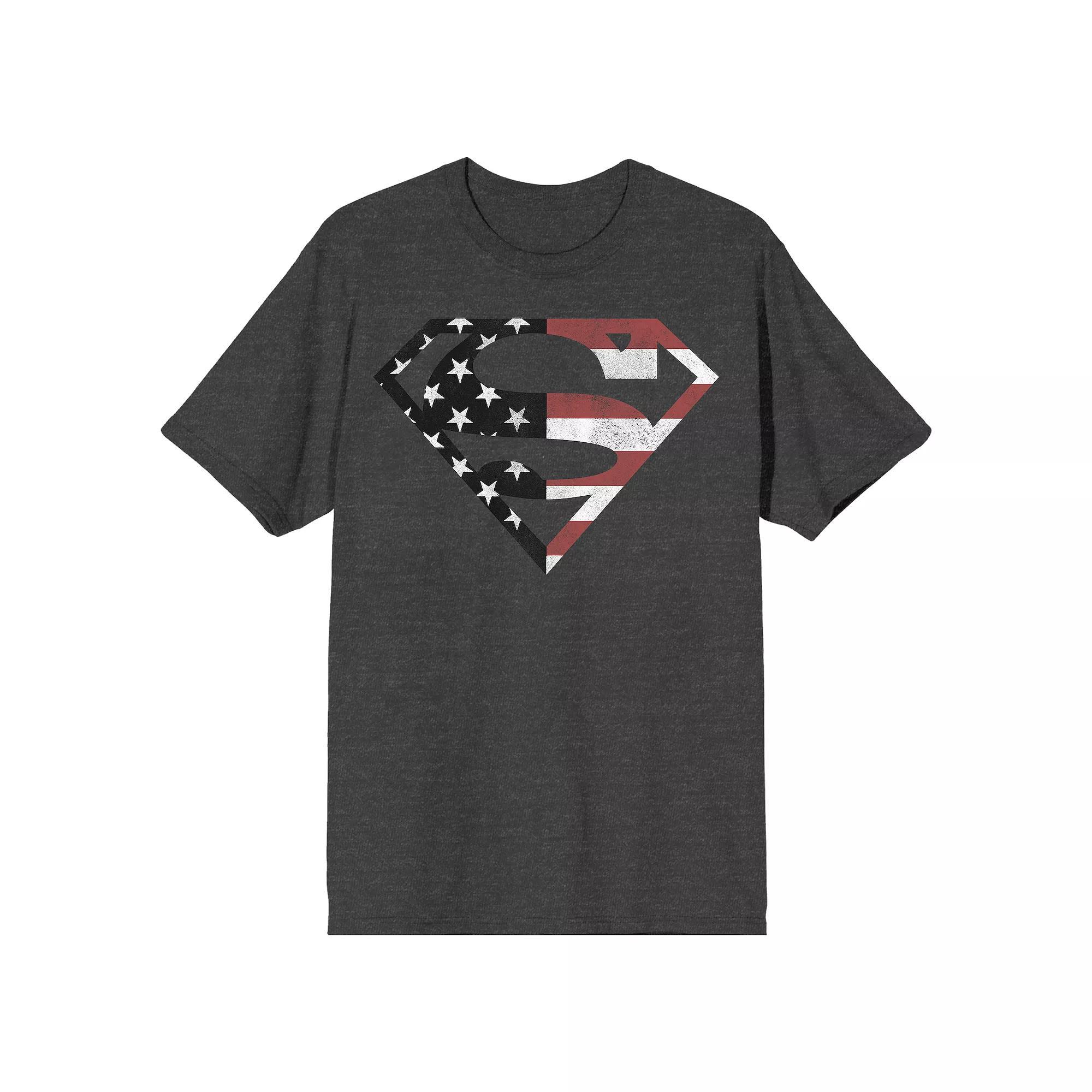 Mens DC Comics Superman Americana Logo Tee Product Image