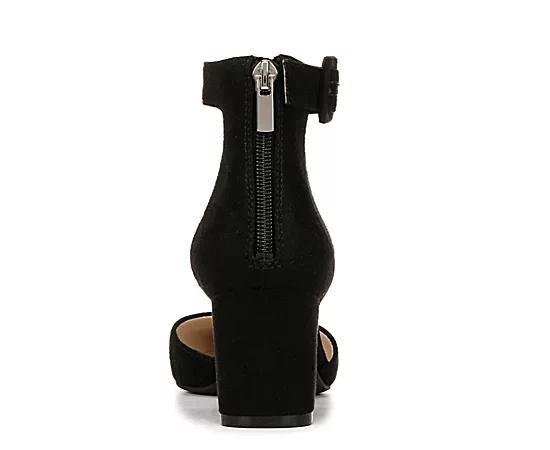 LifeStride Admire Women's Ankle Strap Pumps, Size: 5, Black Fabric Product Image
