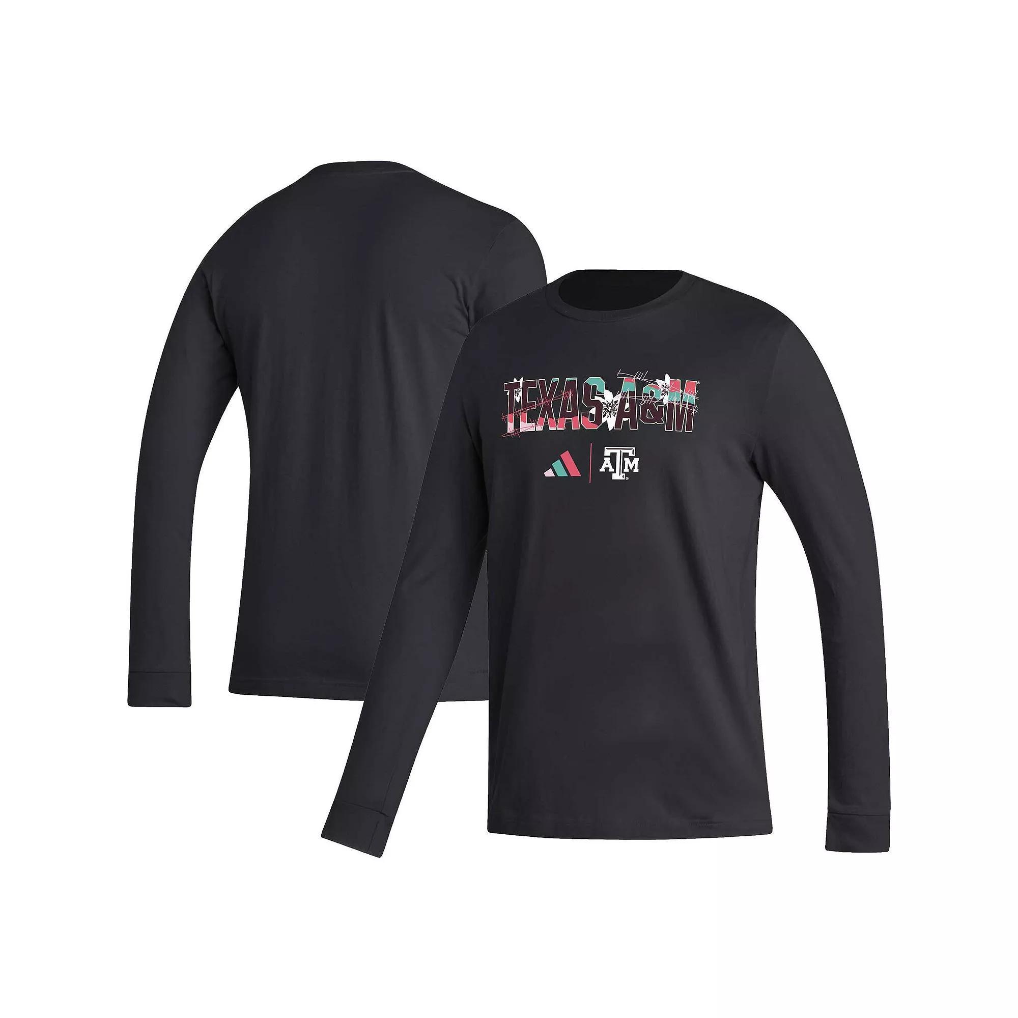 Men's adidas Black Washington Huskies Honoring Black Excellence Long Sleeve T-Shirt, Size: Large Product Image