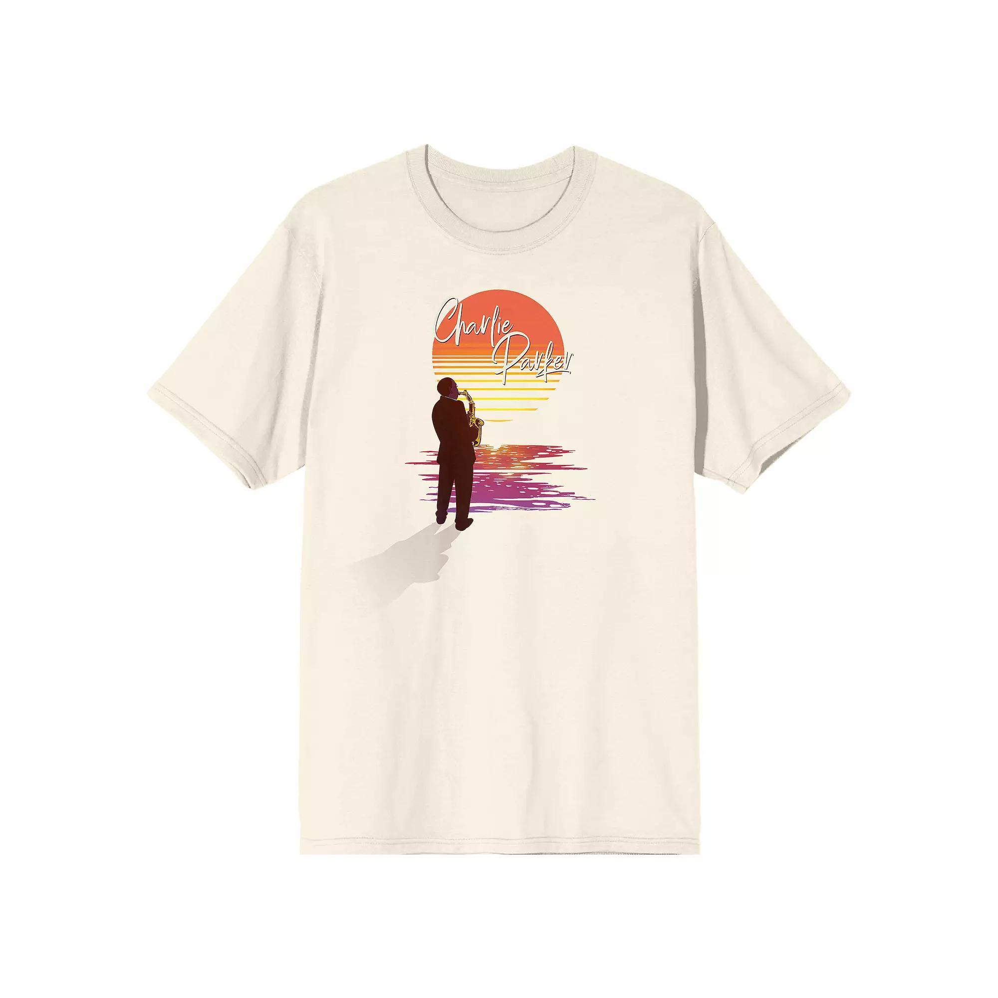 Mens Charlie Parker Saxophone Graphic Tee Product Image