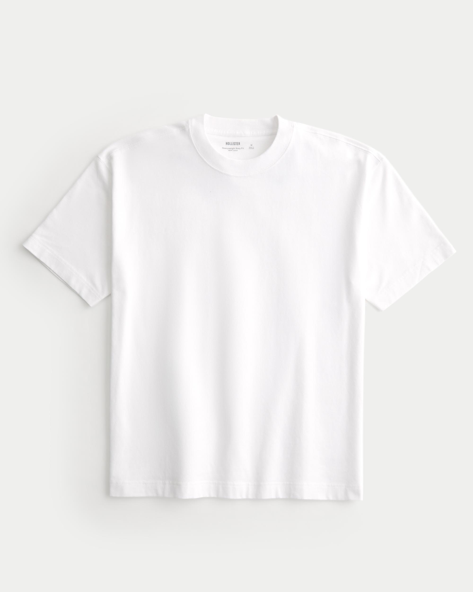 Boxy Heavyweight Washed Crew T-Shirt Product Image