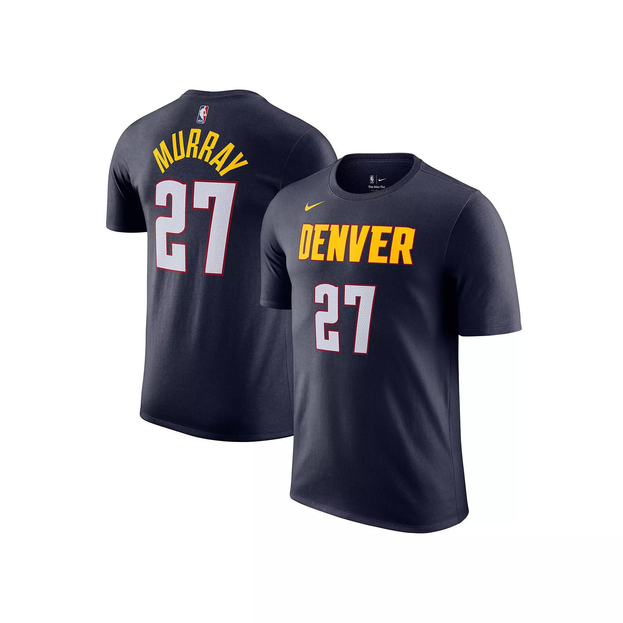 Men's Nike Jamal Murray Navy Denver Nuggets Icon Edition Name & Number T-Shirt, Size: 2XL, Nug Blue Product Image