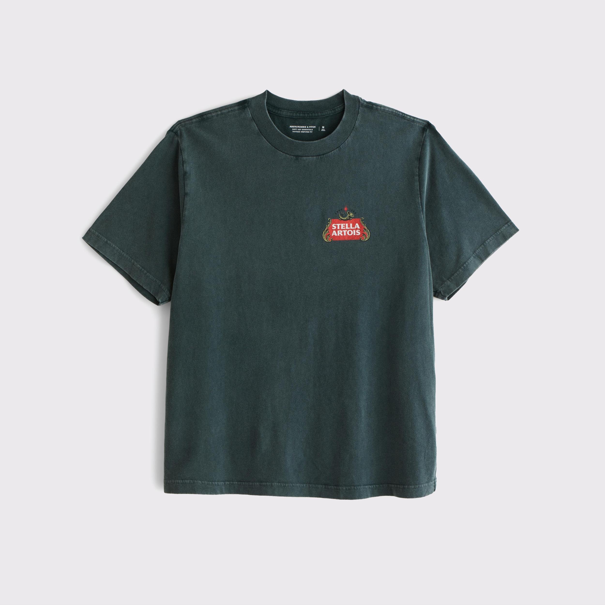 Stella Artois Vintage-Inspired Graphic Tee Product Image