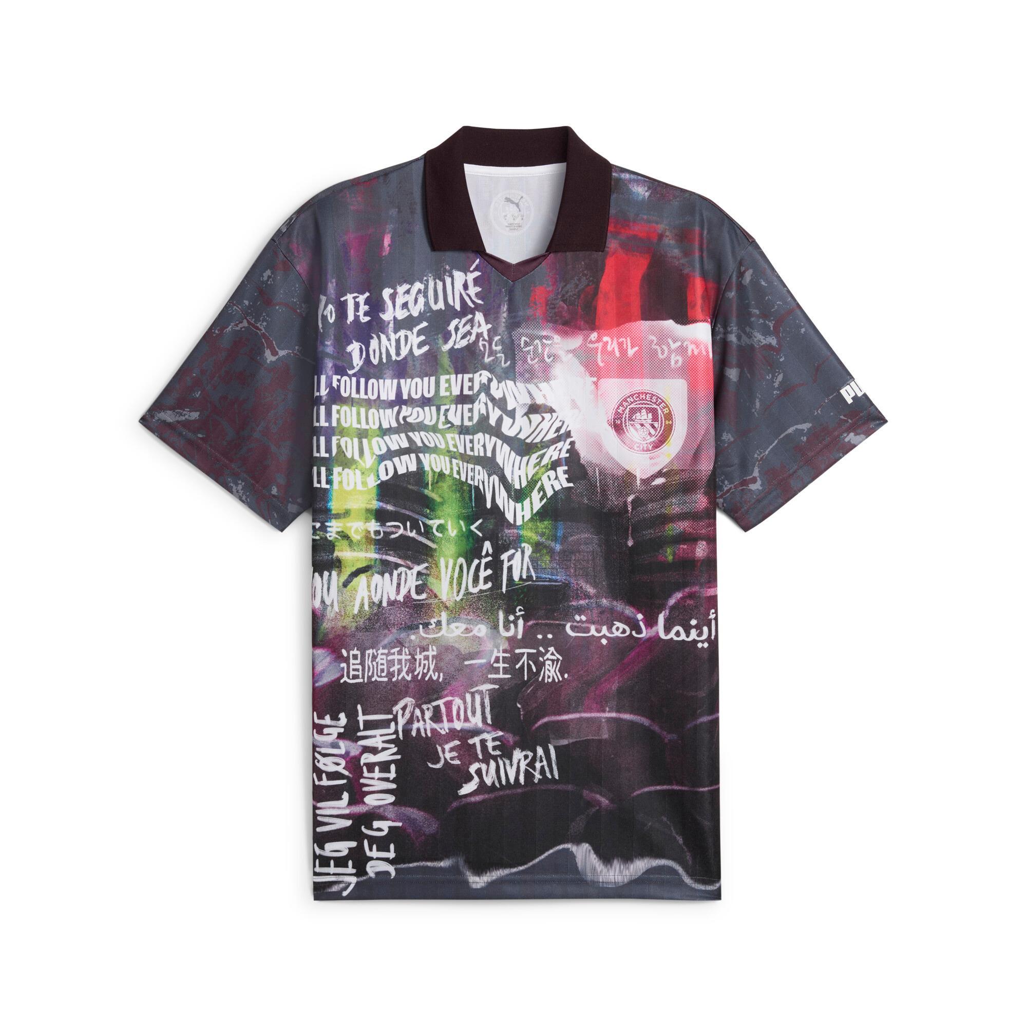 PUMA Manchester City ftblNRGY+ Men's Retro Jersey Product Image