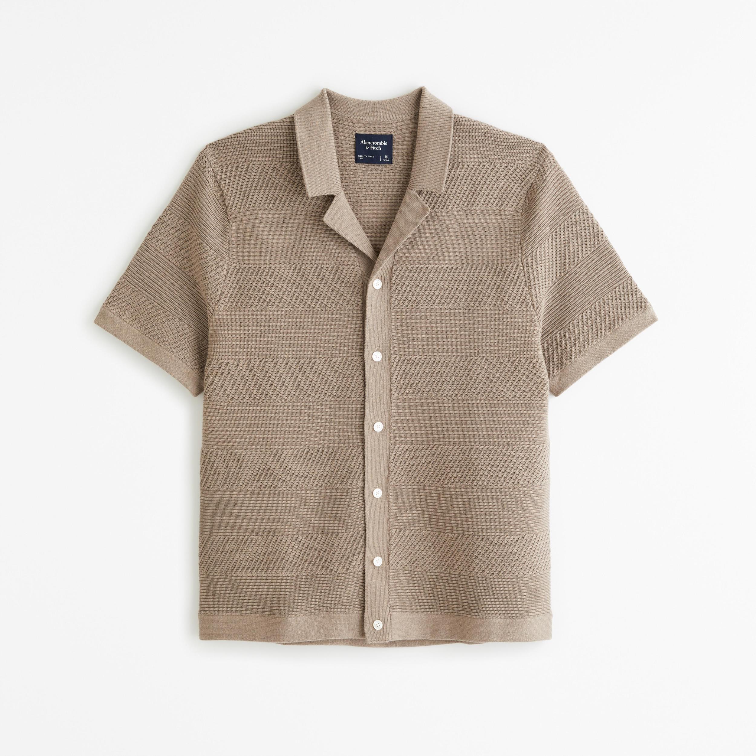 Stitch Button-Through Sweater Polo Product Image