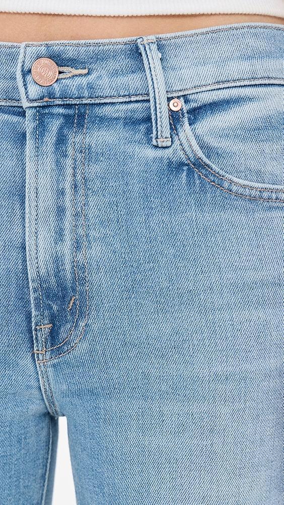 MOTHER The Kick It Ankle Fray Jeans | Shopbop Product Image