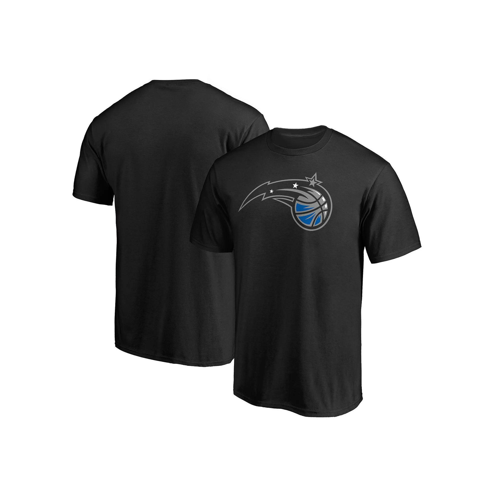 Men's Fanatics Branded Black Orlando Magic Primary Team Logo T-Shirt, Size: 2XL, Mag Black Product Image