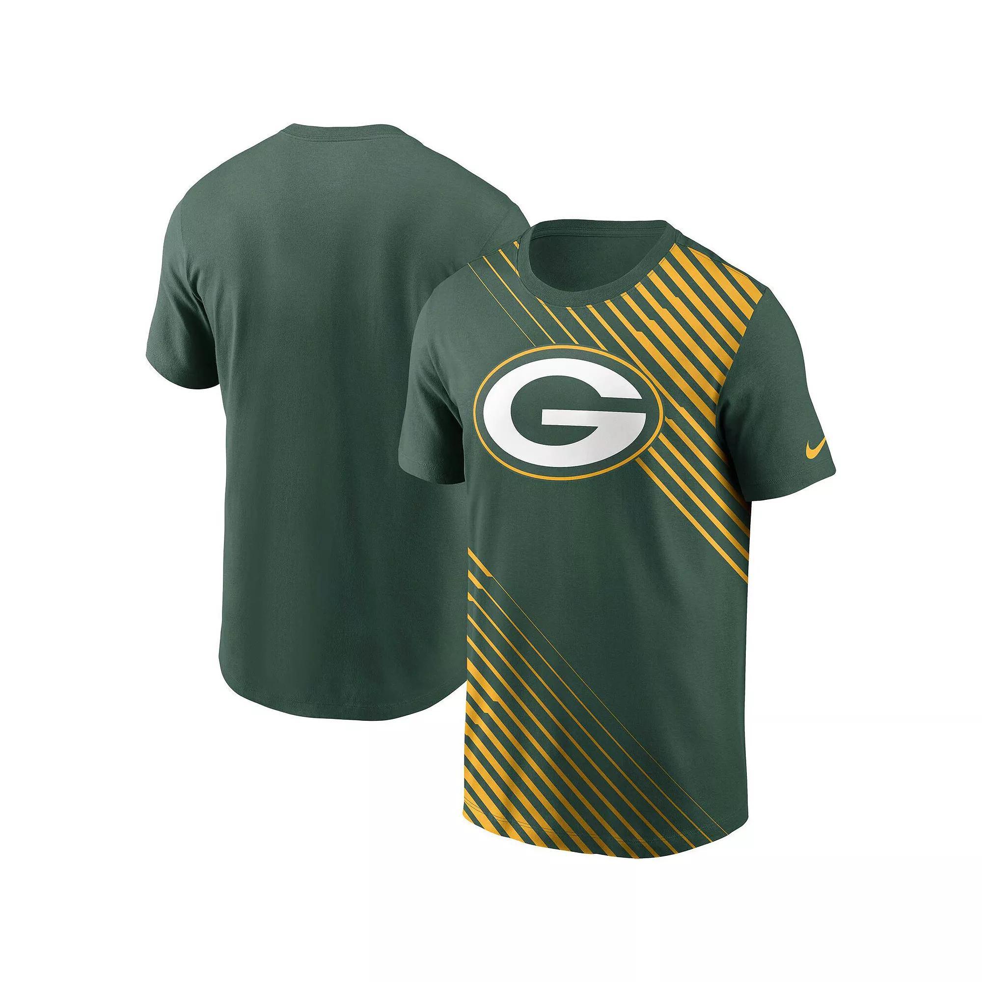 Men's Nike Navy Chicago Bears Wordmark Logo Tri-Blend T-Shirt, Size: Medium, Blue Product Image