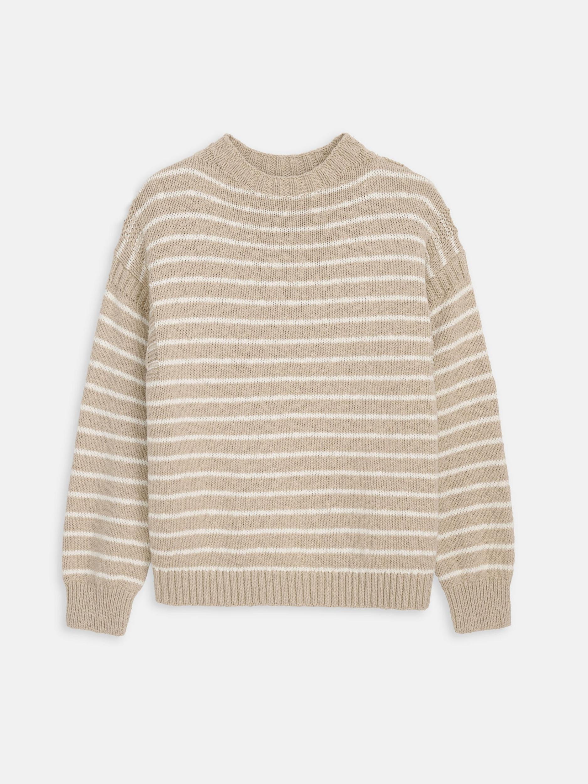 Harbor Stripe Sweater In Cotton Product Image