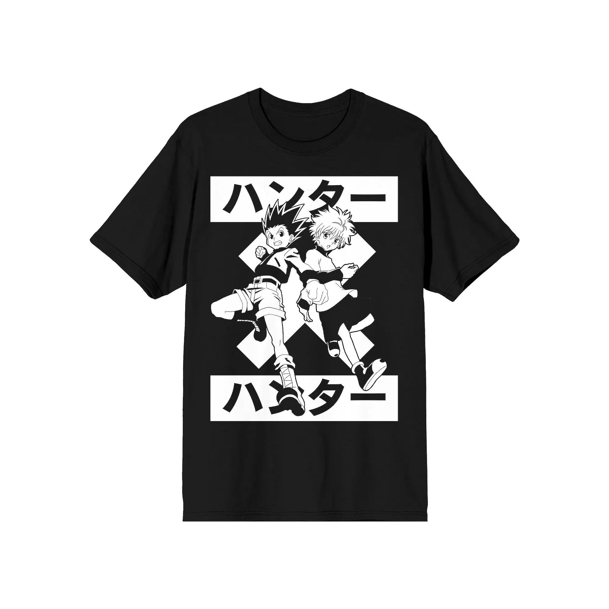 Men's Hunter x Hunter Gon and Killua Tee, Size: Small, Black Product Image