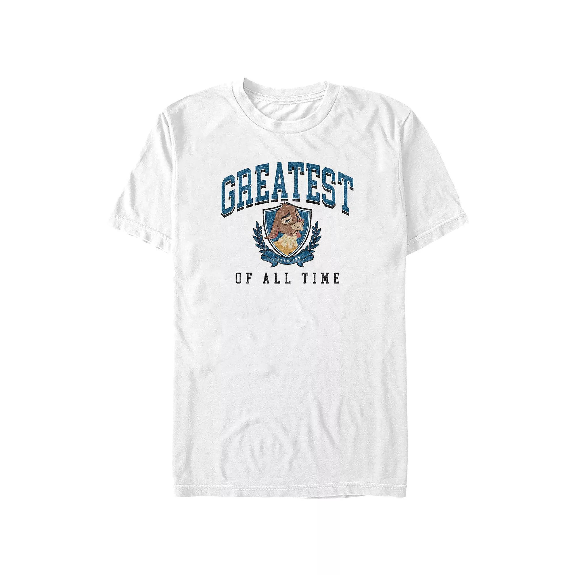 Disney's Wish Valentino Greatest Of All Time Big & Tall Graphic Tee, Men's, Size: XXL Tall, White Product Image