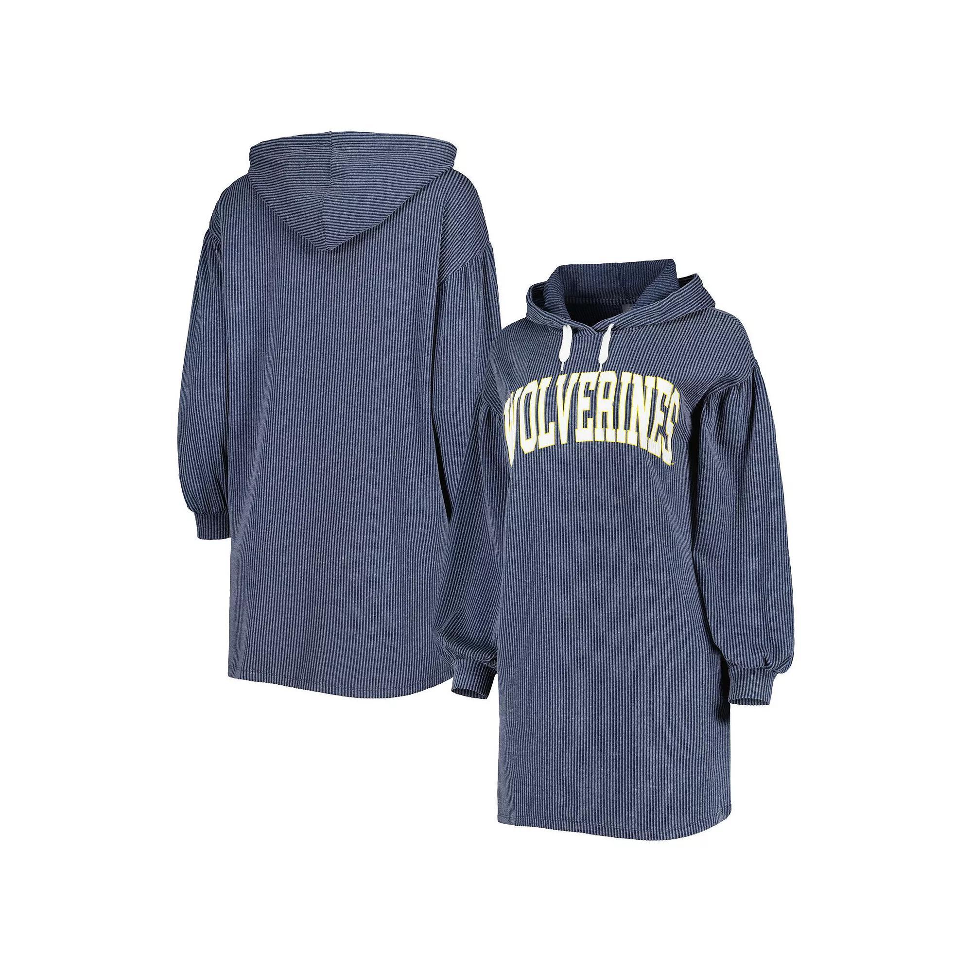 Womens Gameday Couture Michigan Wolverines Game Winner Vintage Wash Tri-Blend Dress Blue Product Image